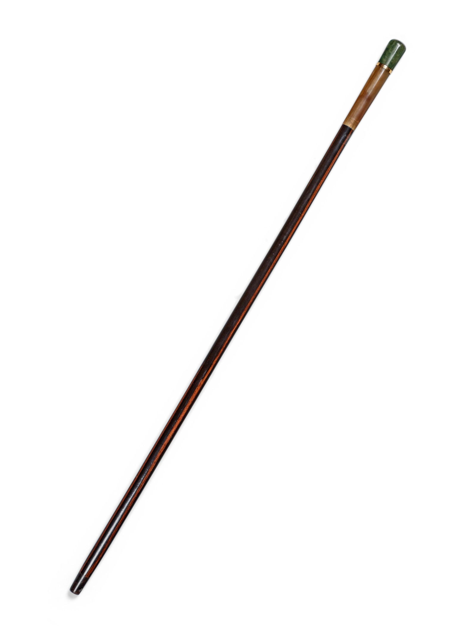 A Carved Jade and Horn Mounted Calamander Gamblers (1 of 3)