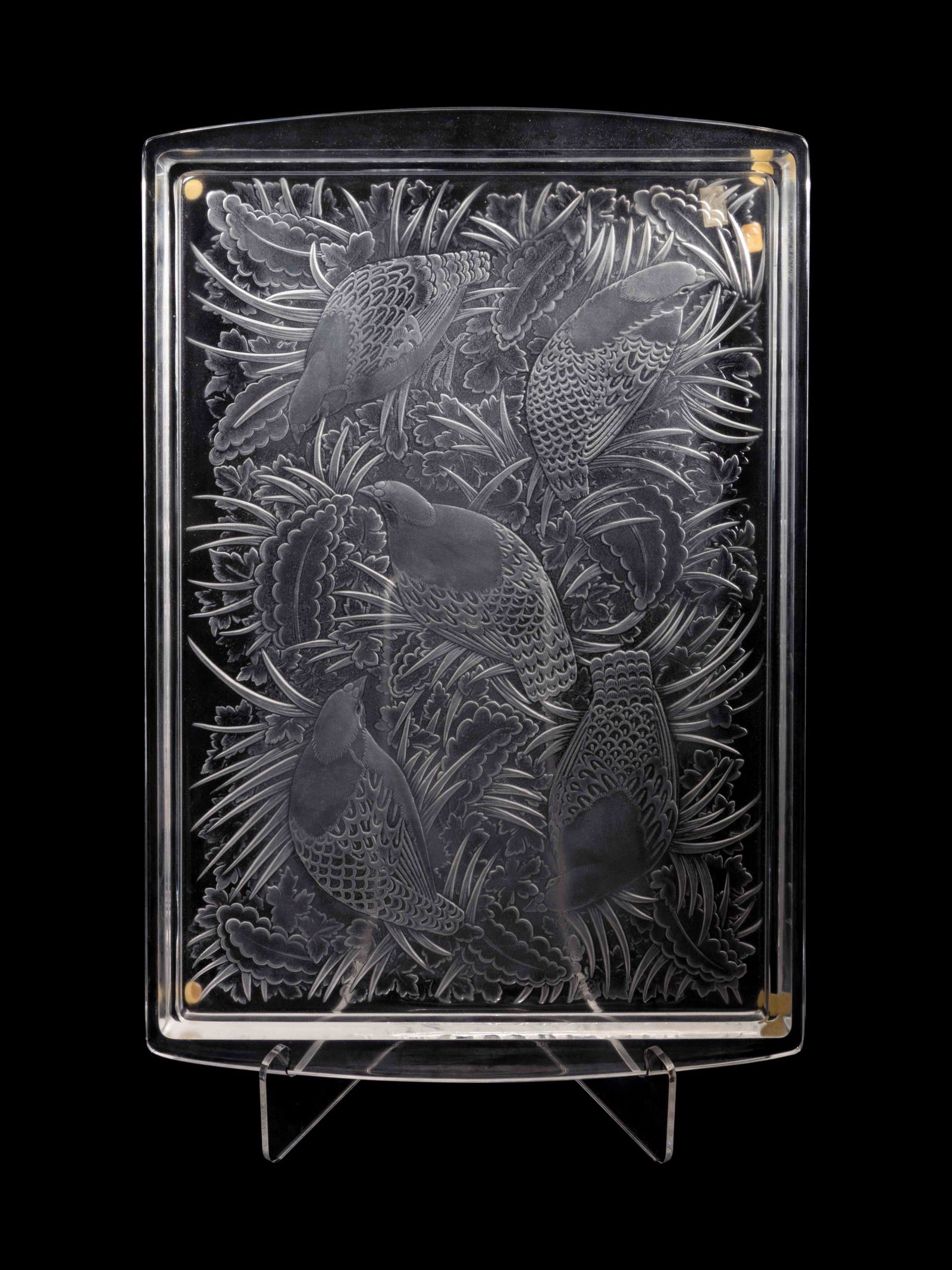 A Lalique Perdrix Tray (1 of 1)