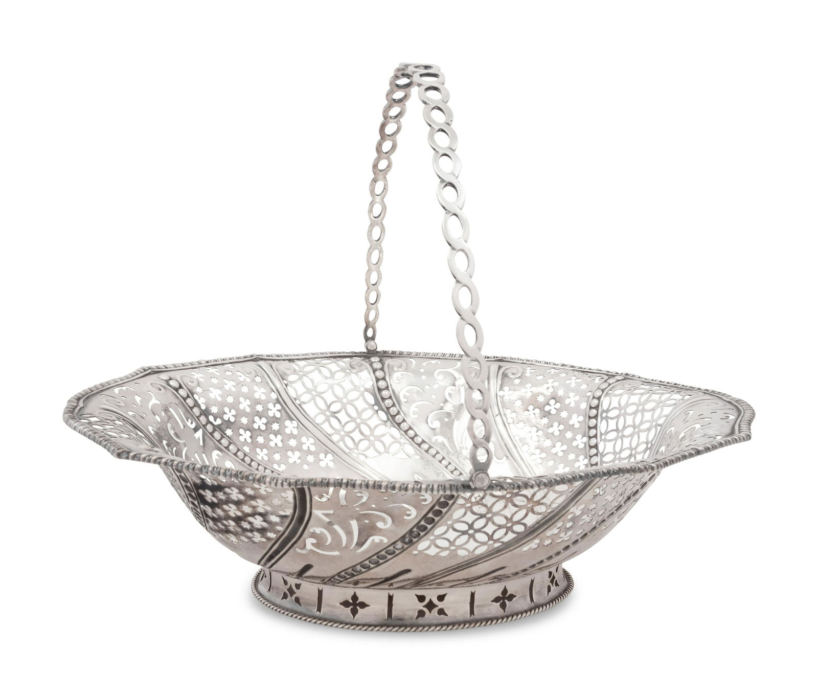 A George III Silver Centerpiece Basket (1 of 3)