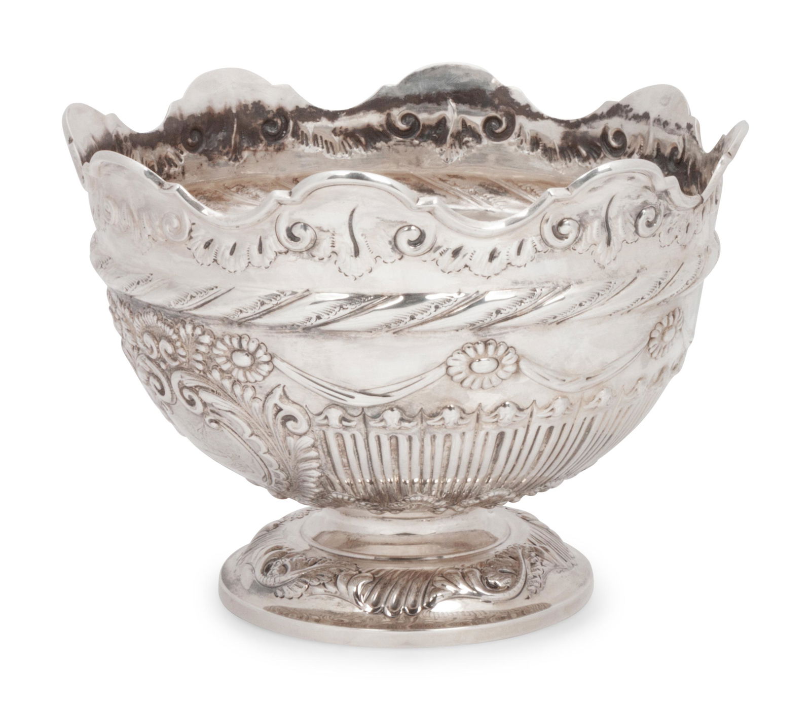 A Victorian Silver Rose Bowl  (1 of 2)