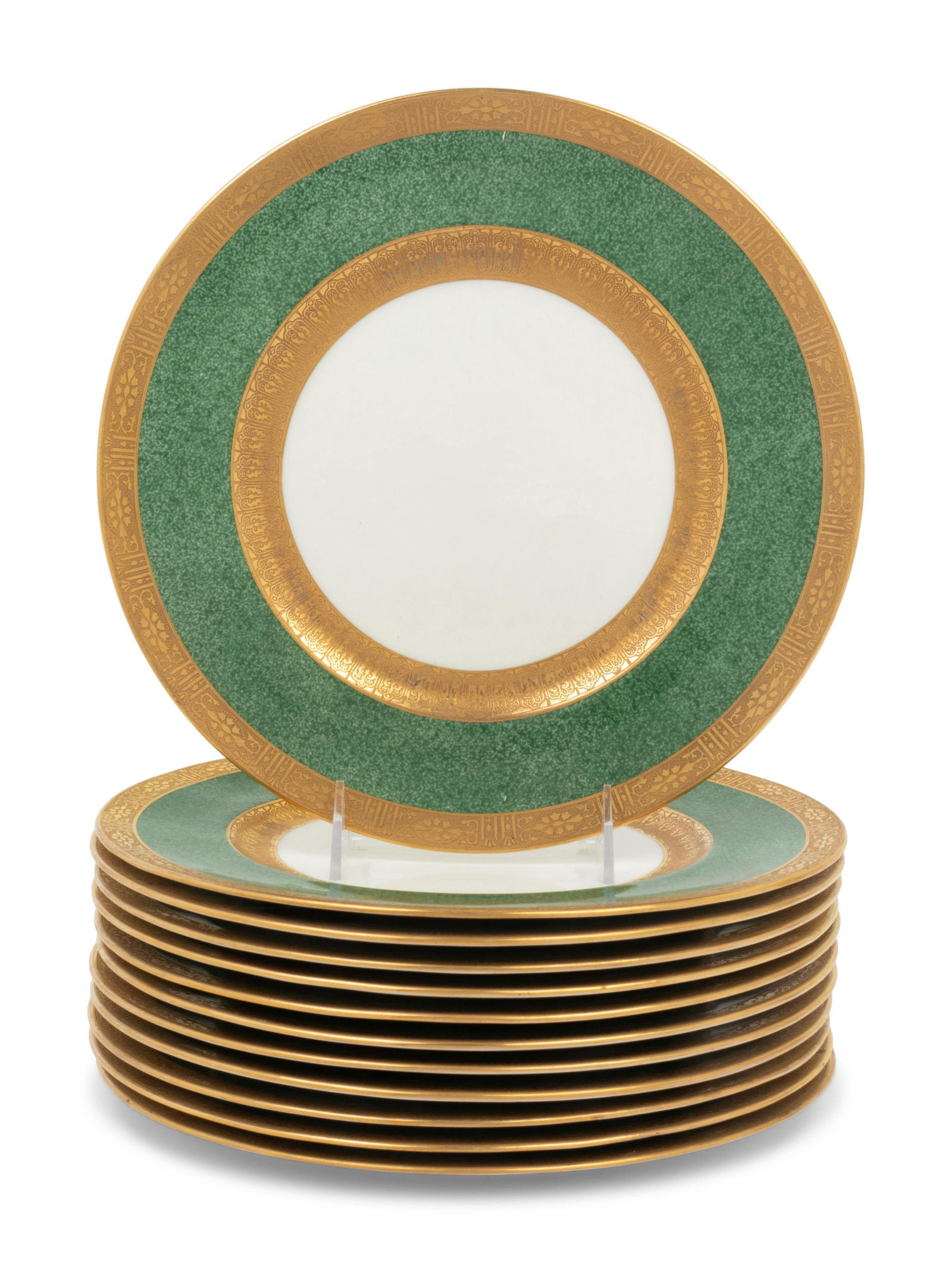 A Set of Twelve Cauldon Porcelain Service Plates (1 of 3)