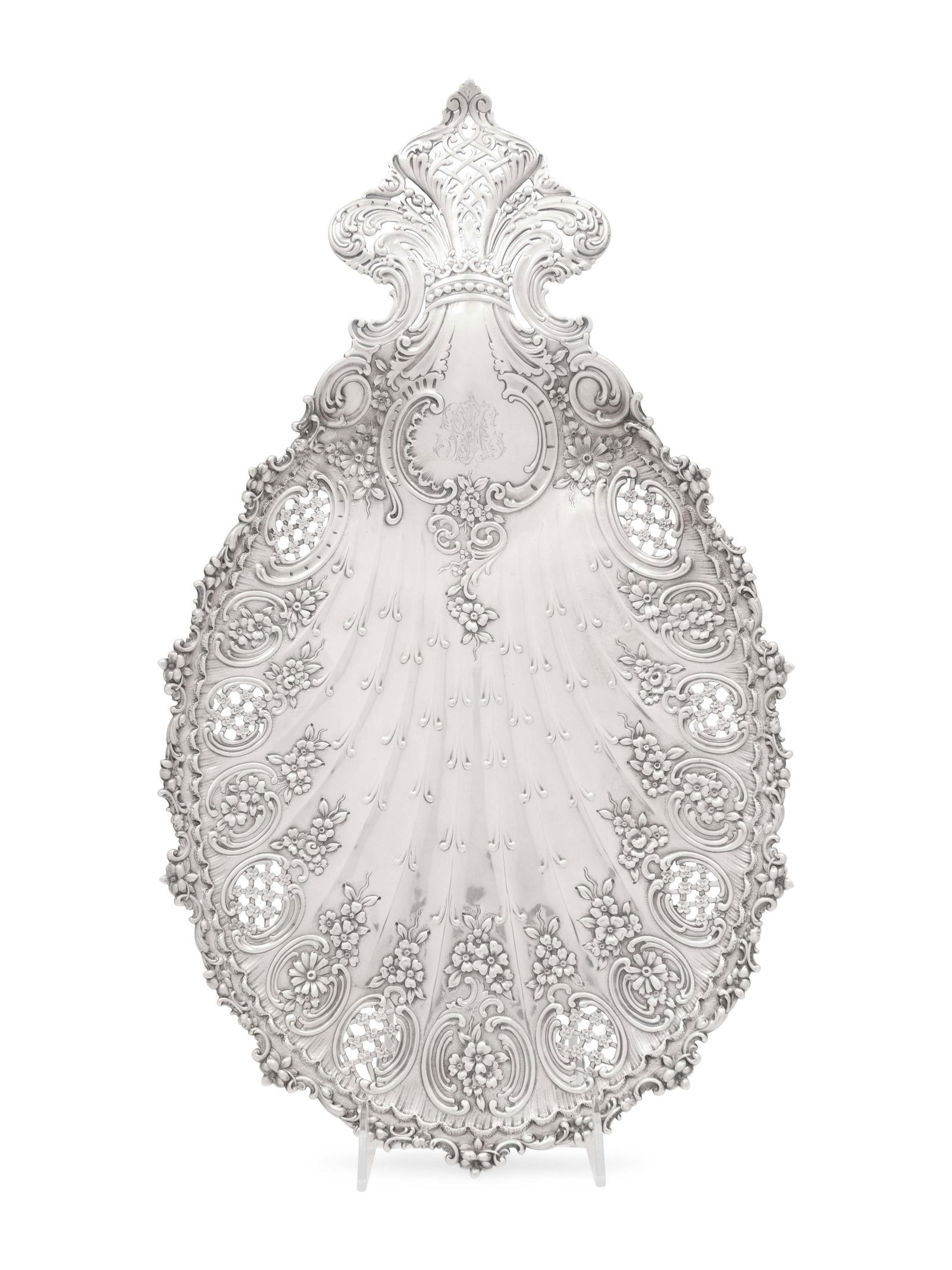 A Tiffany & Co. Silver Shell Tray (1 of 4)