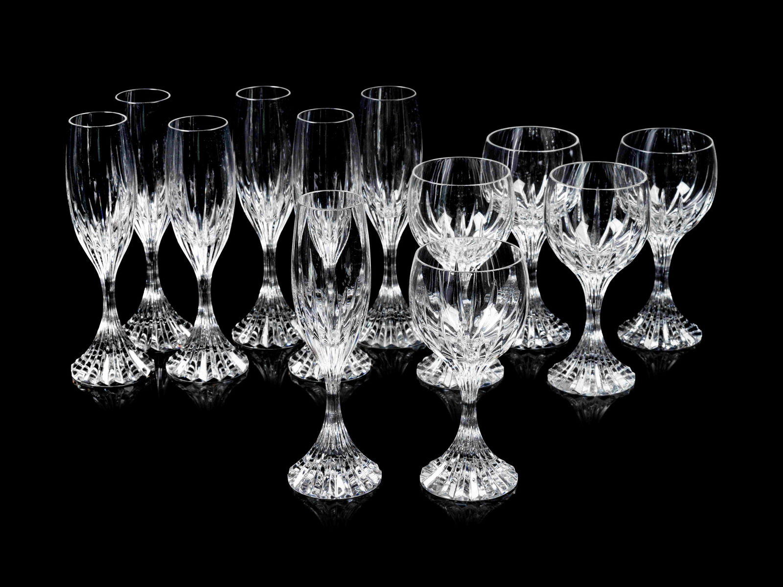 A Group of Baccarat Massena Stemware  (1 of 2)