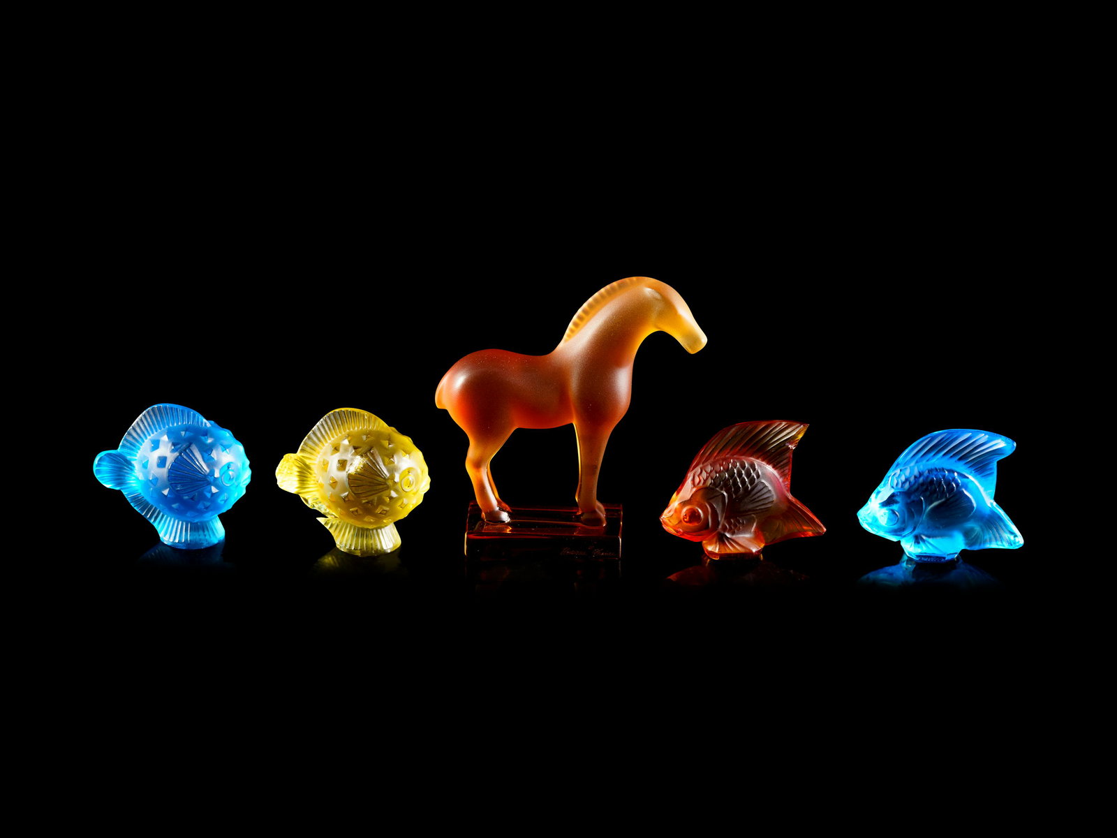 A Group of Lalique Sculptures (1 of 2)