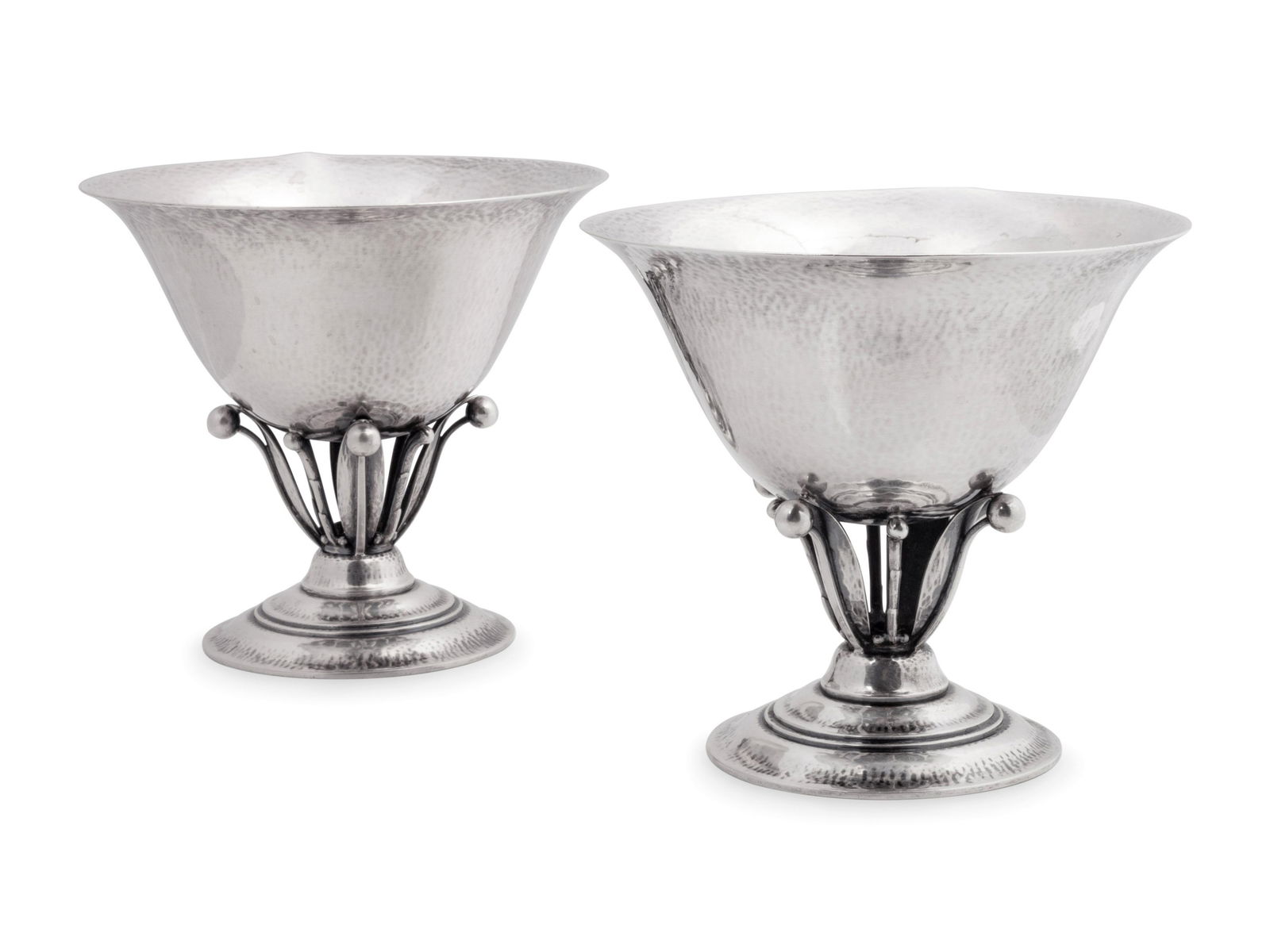 A Pair of Georg Jensen Silver Compotes (1 of 1)