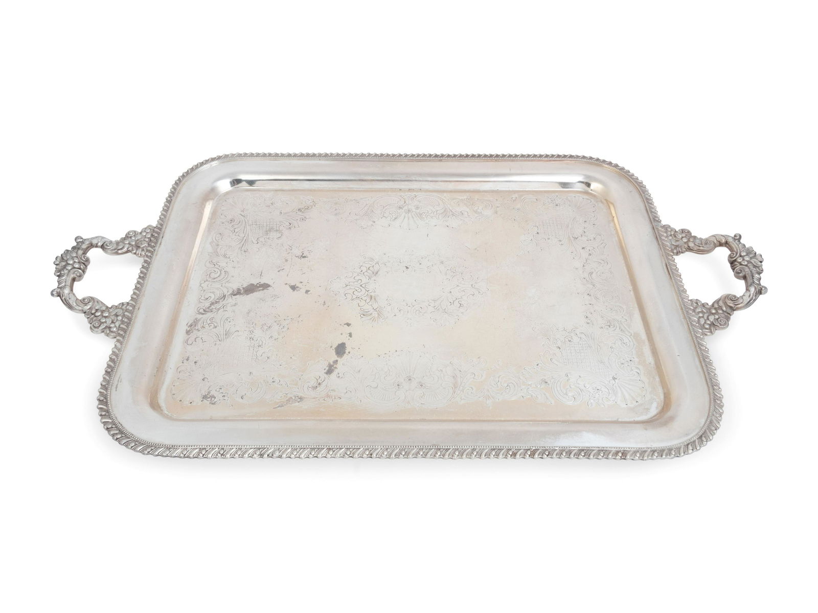 An American Silver-Plate Tray (1 of 3)
