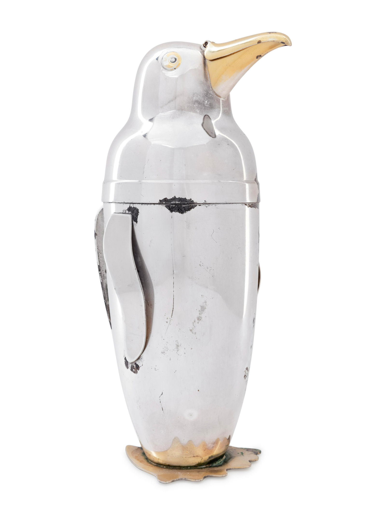 A Napier Silver-Plate Penguin Form Cocktail Shaker  (1 of 3)