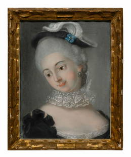 Manner of Rosalba Carriera (Italian, 1673-1757): Manner of Rosalba Carriera (Italian, 1673-1757) Late 18th/19th Century Portrait of a Young Lady pastel on paper 15 1/4 x 11 1/4 inches (sight). Patricia Ann Black Smyth (1925-2018) was born in Kansas