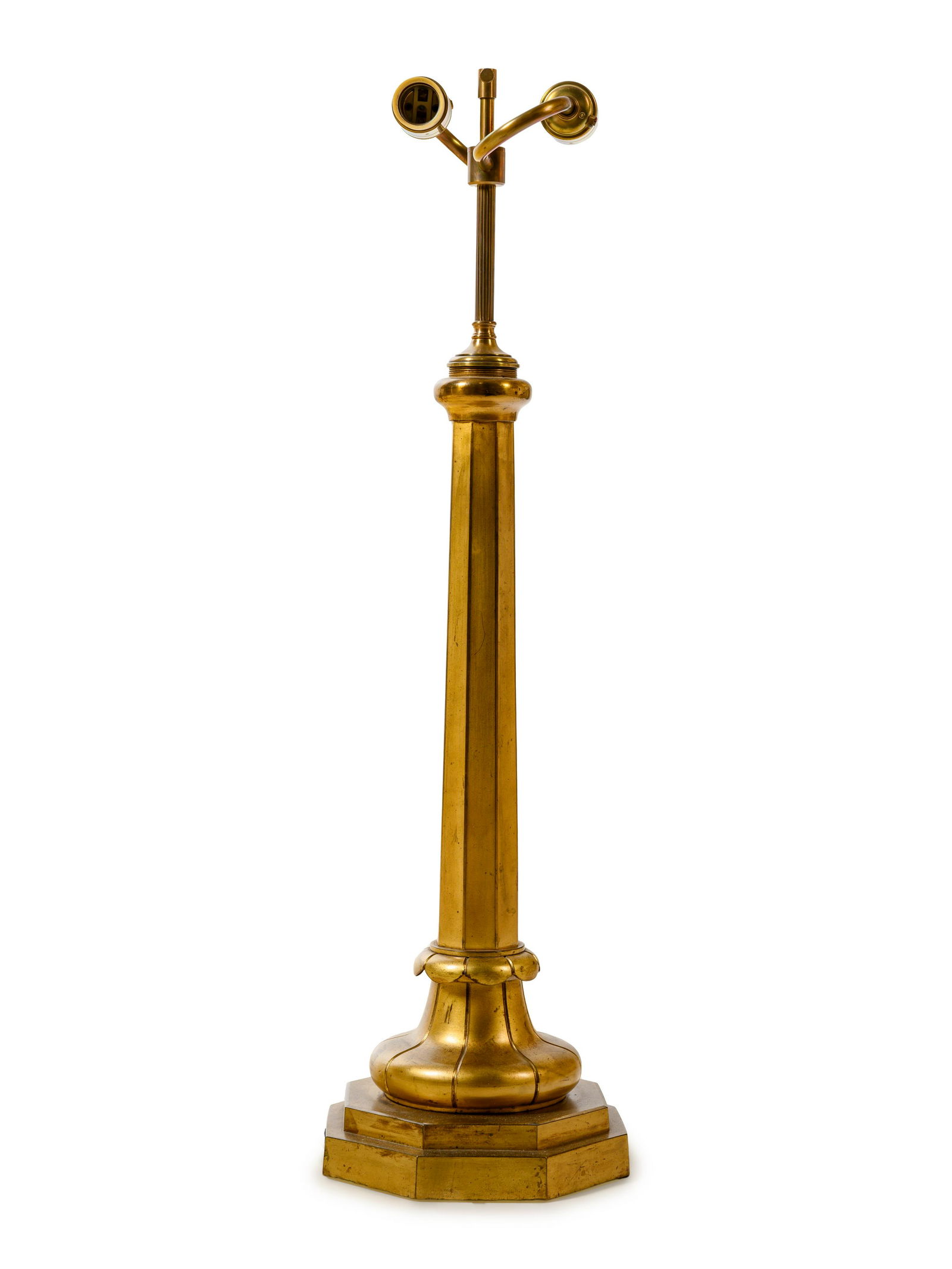 A Gilt Bronze Columnar Table Lamp (1 of 3)