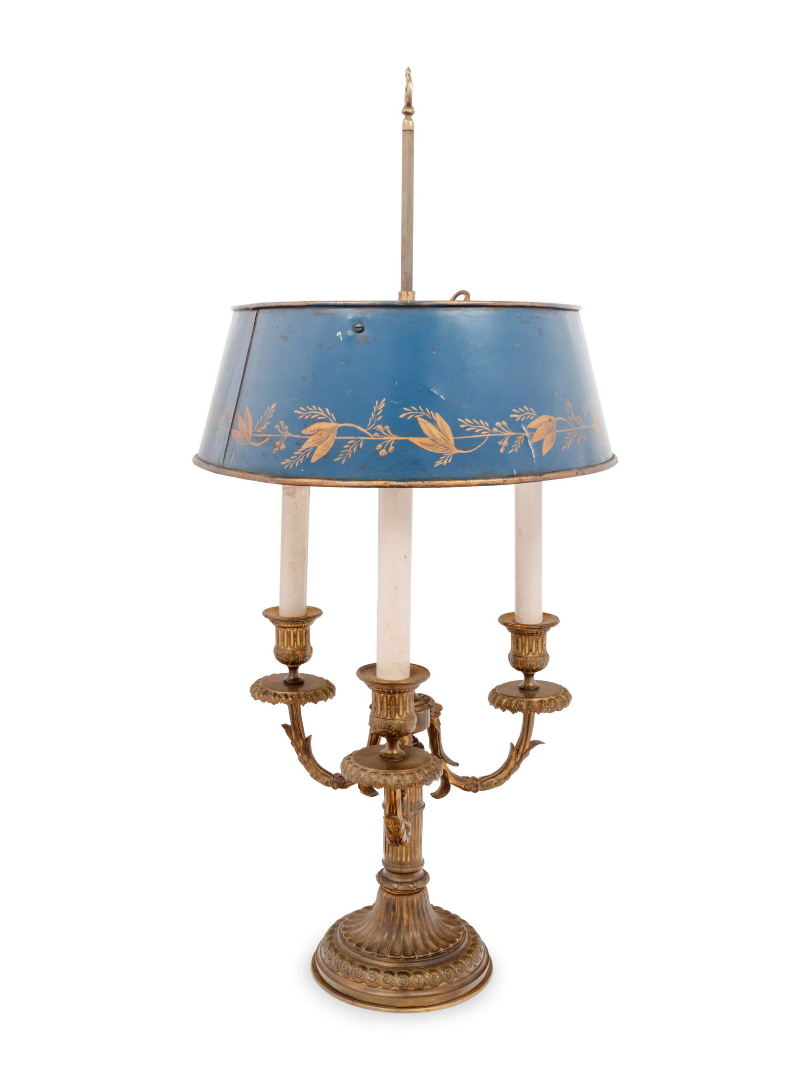 A Neoclassical Bronze Bouillotte Lamp (1 of 4)