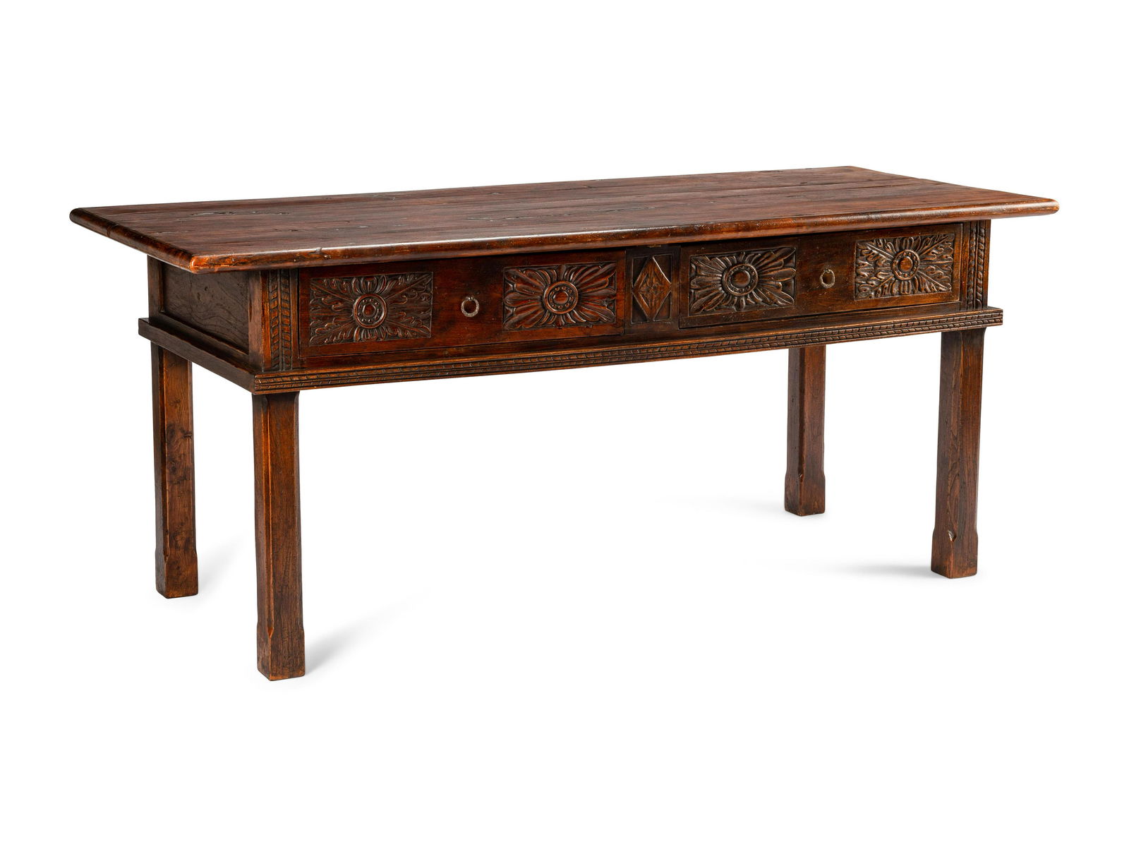 A Renaissance Style Carved Oak Table (1 of 3)