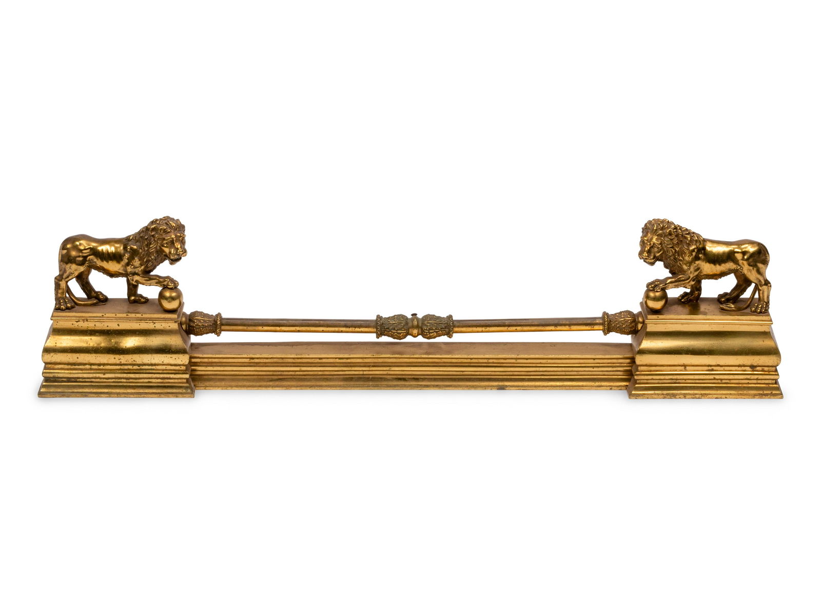 A Regency Style Gilt Bronze Fire Fender (1 of 4)