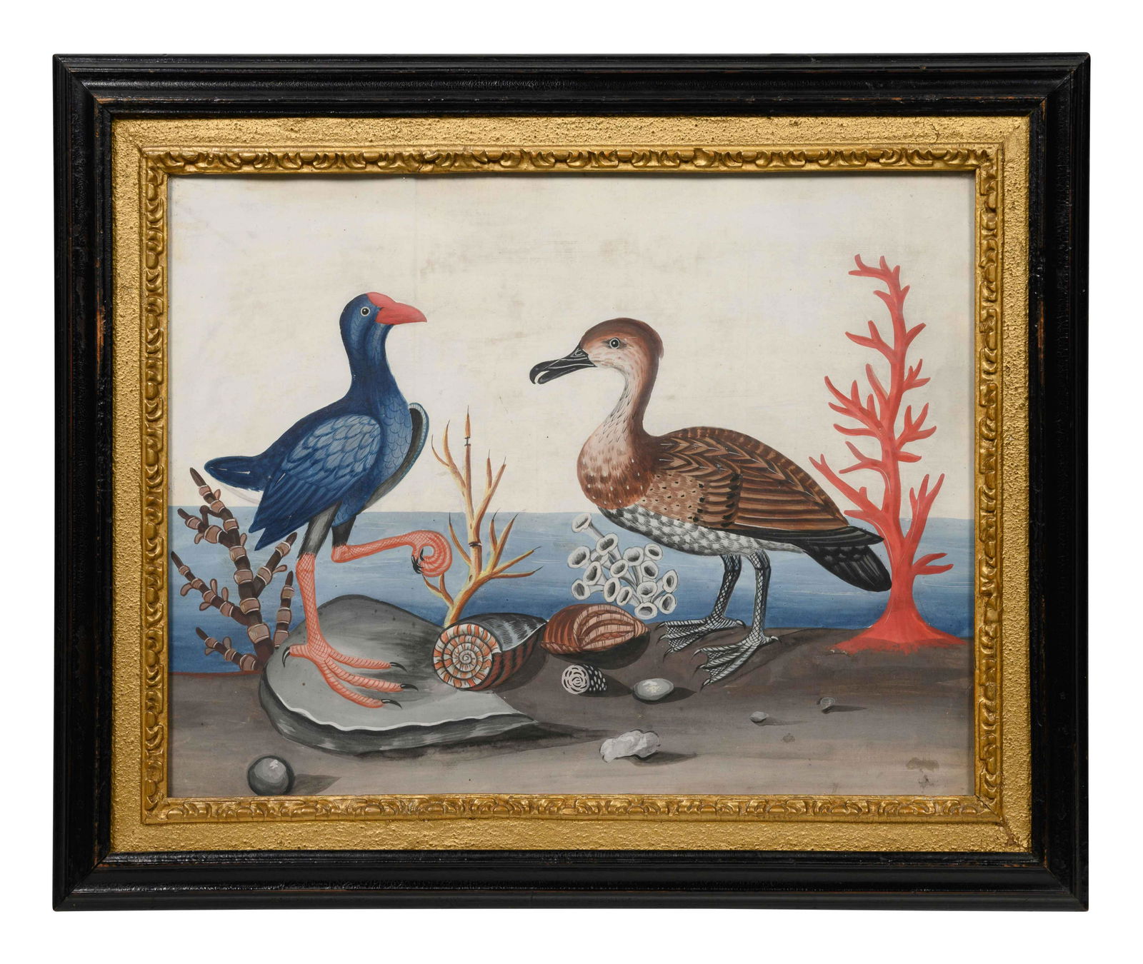 A Set of Six Irish George III Embossed Bird Pictures by (1 of 12)