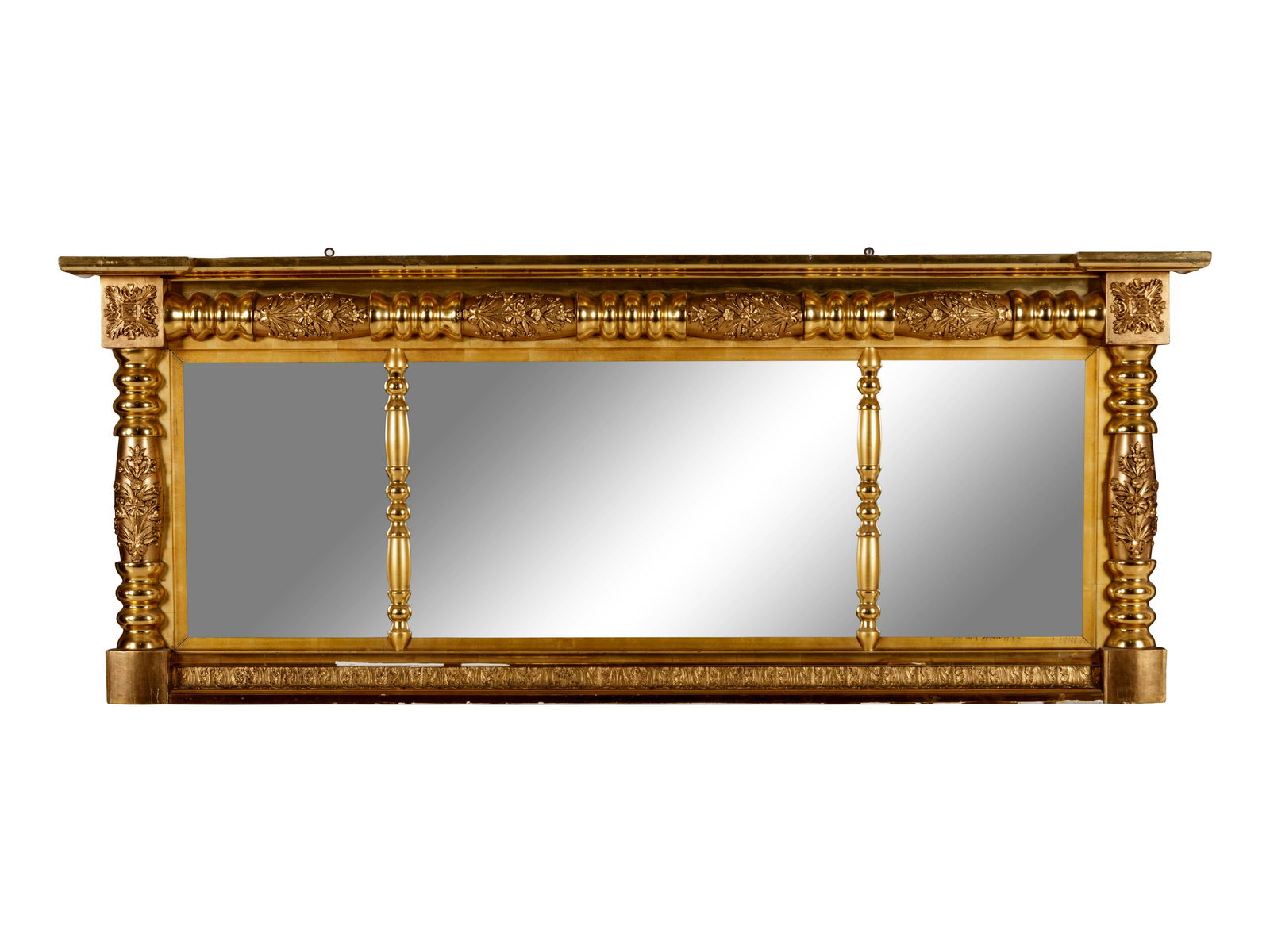 A Federal Style Giltwood Overmantel Mirror (1 of 3)