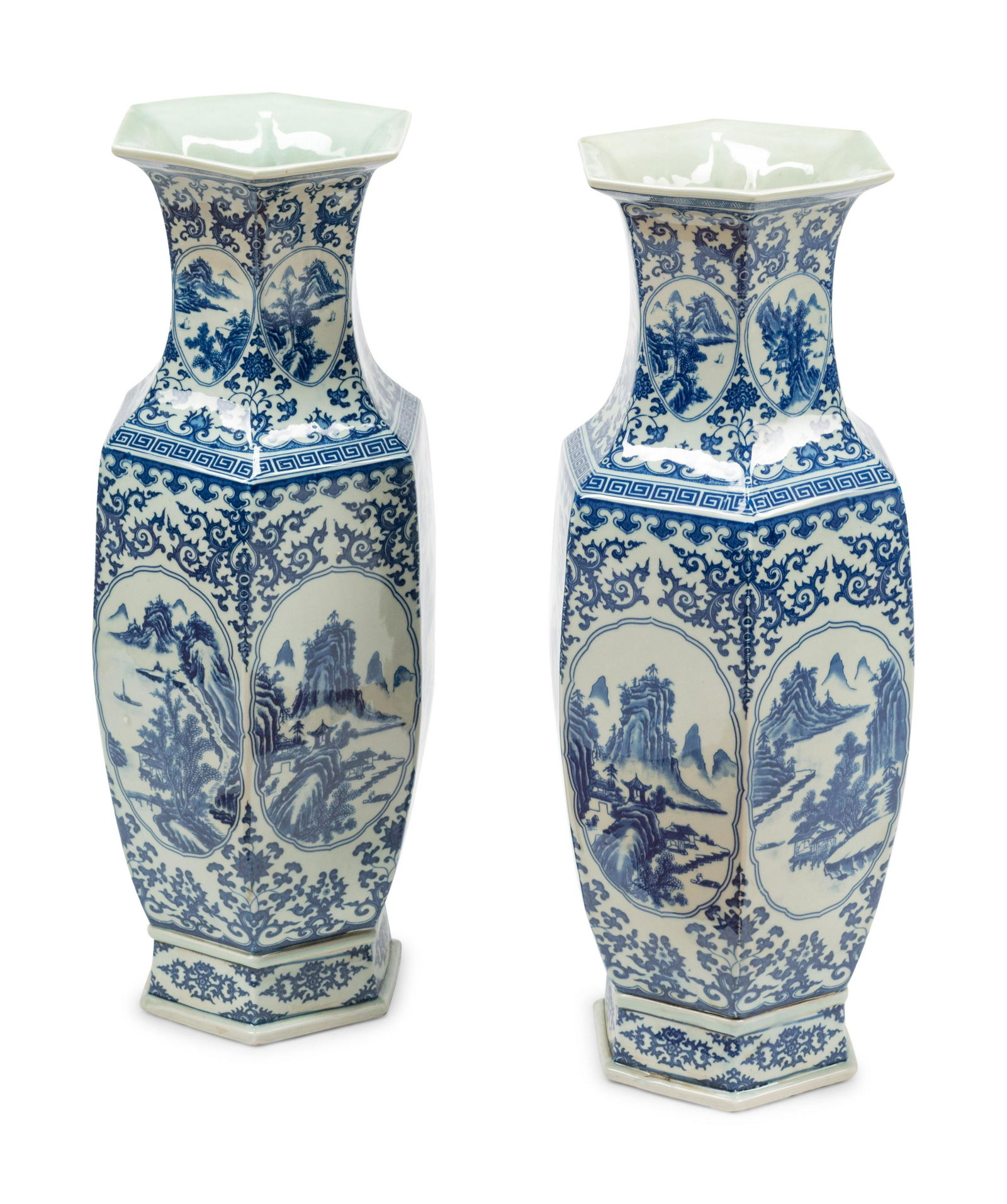 A Pair of Chinese Export Porcelain Vases (1 of 4)