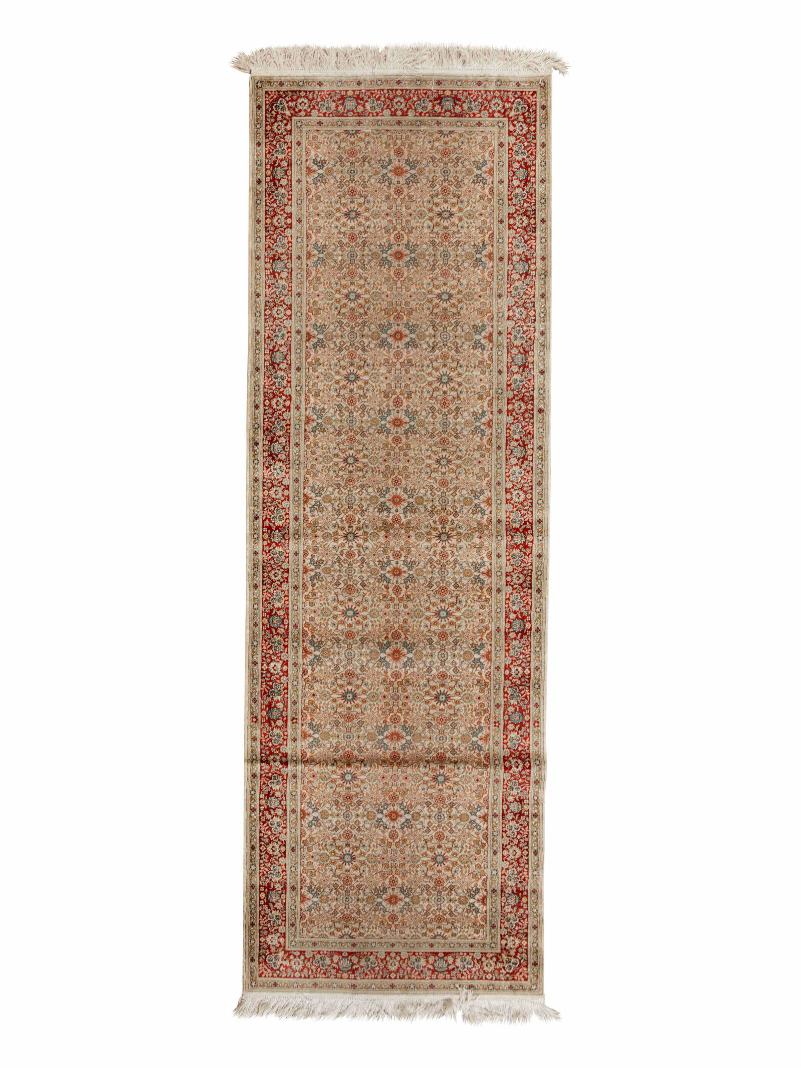 A Kirman Silk and Wool Runner (1 of 3)