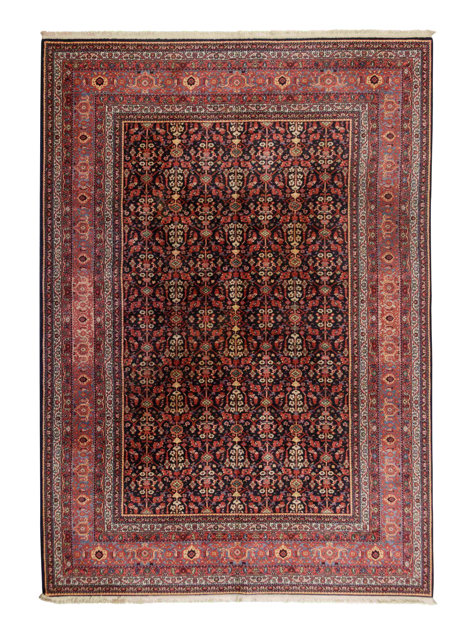 A Hamadan Wool Rug (1 of 3)