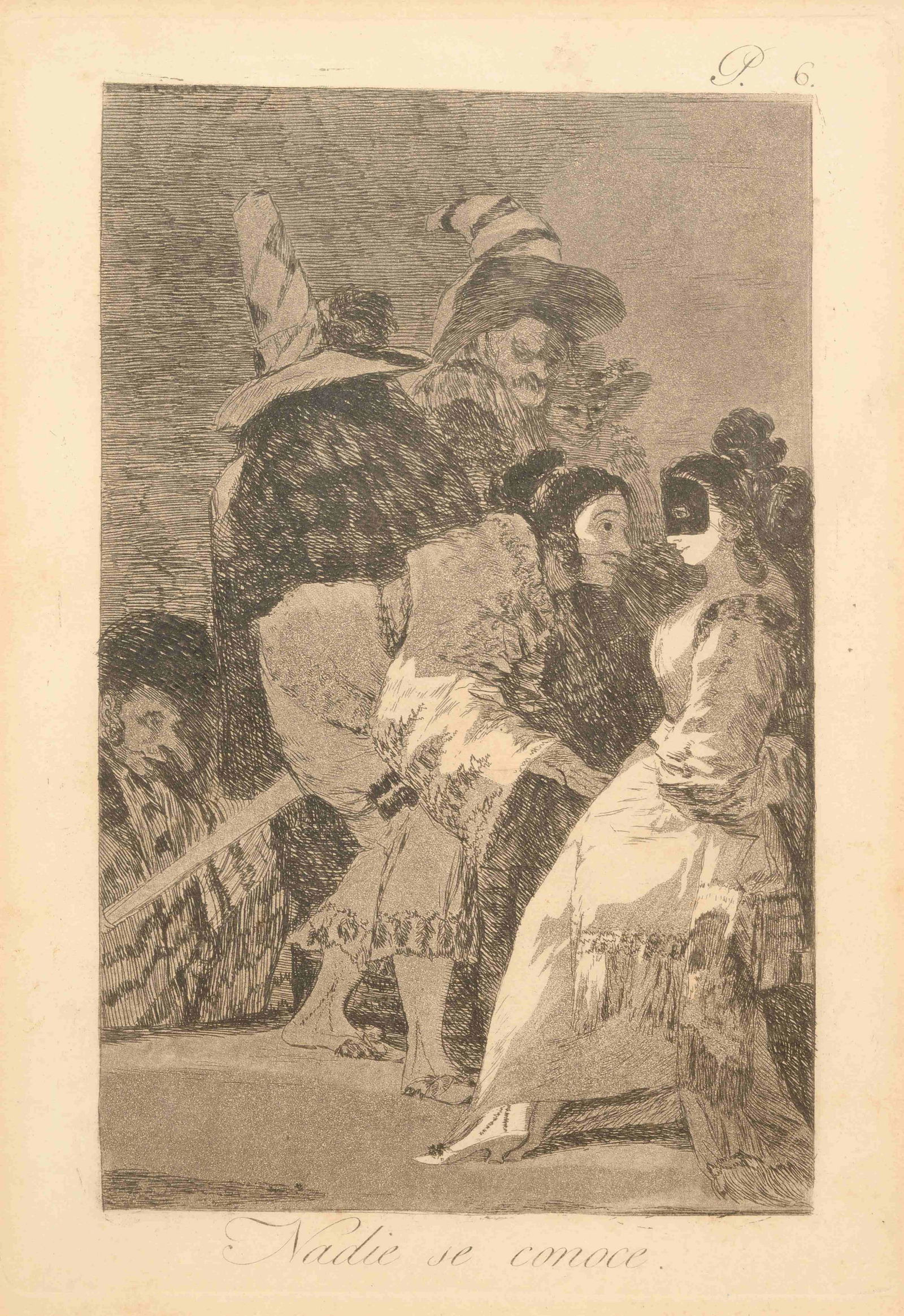 Francisco Goya (Spanish, 1746-1828) Nadie se conoce (1 of 4)