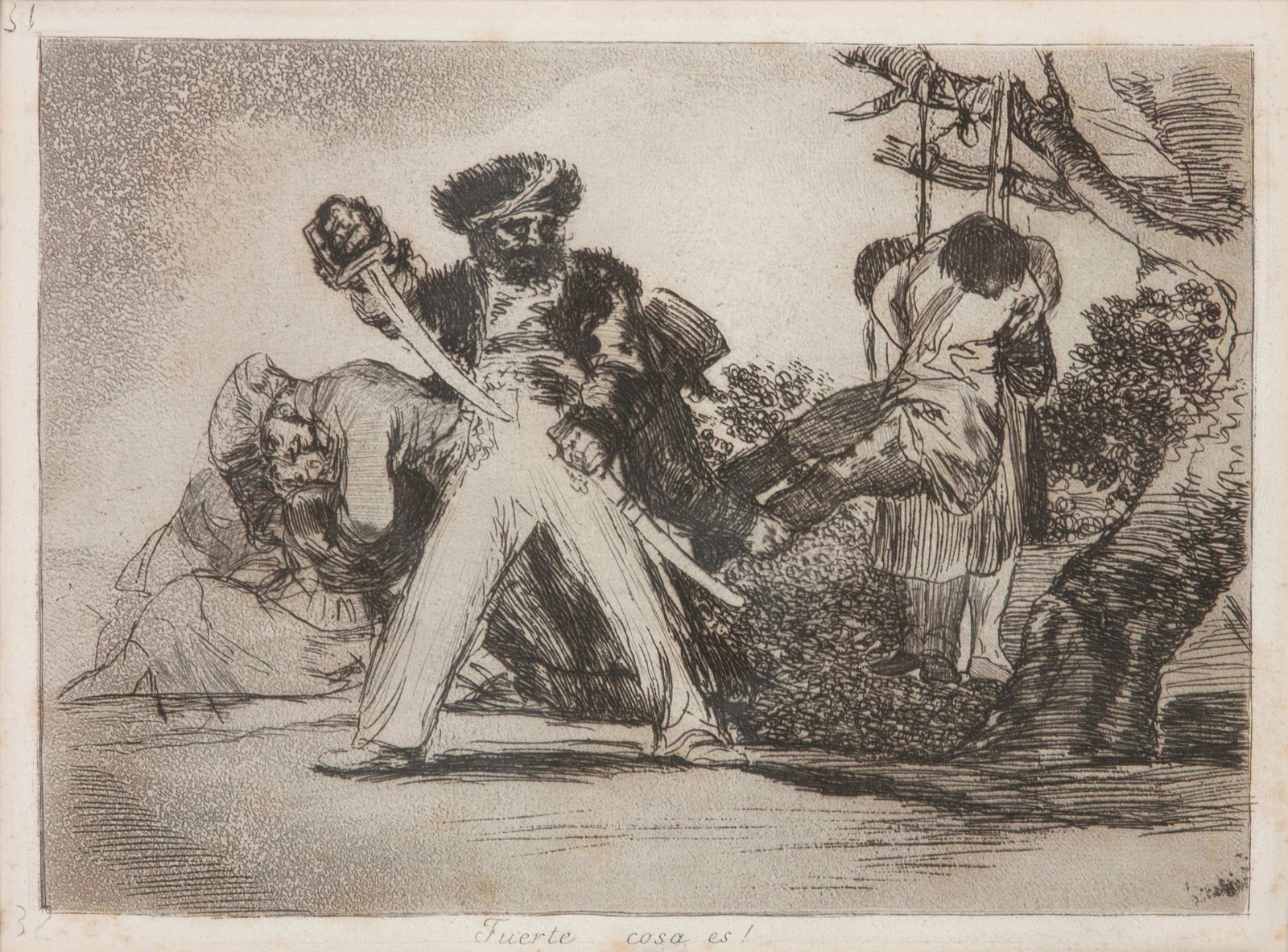 Francisco Goya (Spanish, 1746-1828) Two plates from Los (1 of 4)