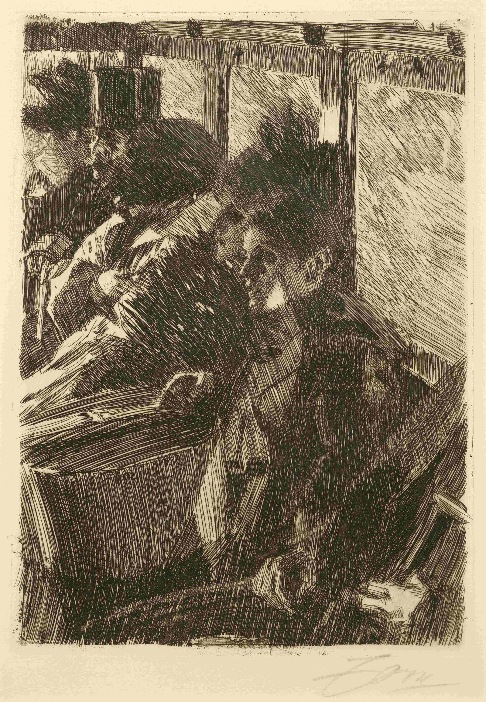 Anders Zorn (Swedish, 1860-1920) Women Seated  (1 of 4)