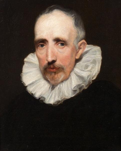 School of Sir Anthony van Dyck, (Flemish, 1599-1641: School of Sir Anthony van Dyck (Flemish, 1599-1641) Portrait of a man oil on canvas 21 x 17 inches.