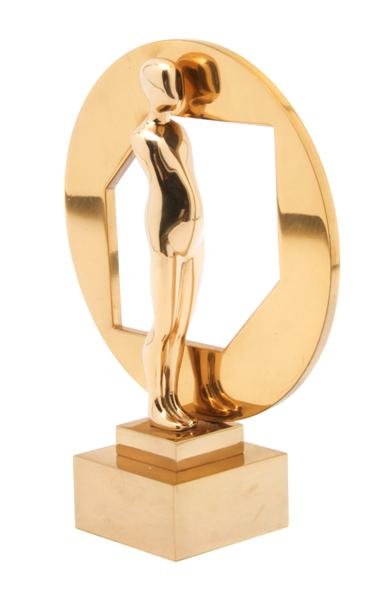 Ernest Tino Trova, (American, 1927-2009), Falling : Ernest Tino Trova (American, 1927-2009) Falling Man bronze edition 8/99 Height 8 inches.