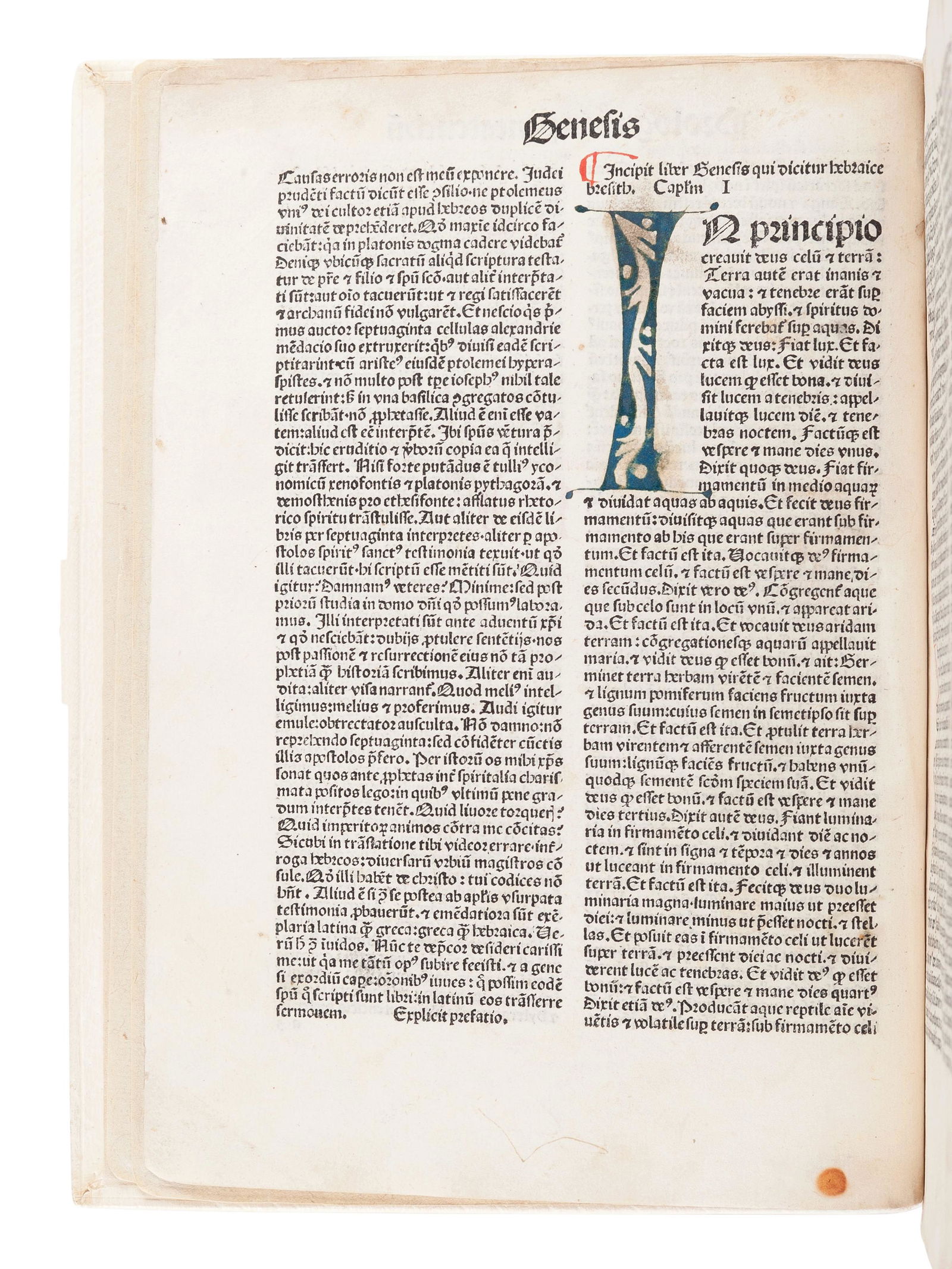 [BIBLE, in Latin]. Biblia latina. Venice: Franz Renner (1 of 2)
