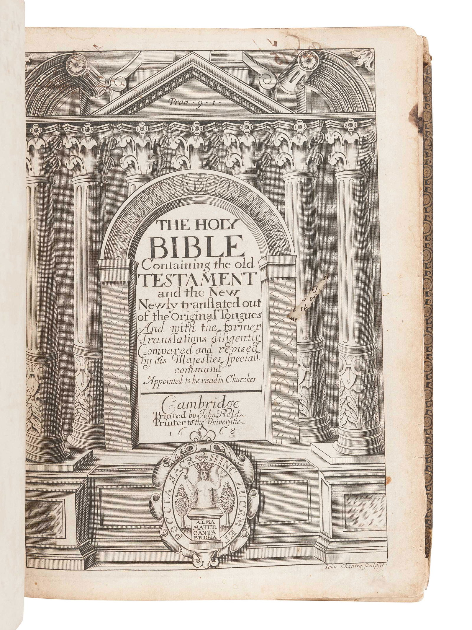 [BIBLE, in English]. The Holy Bible Containing the Old (1 of 2)