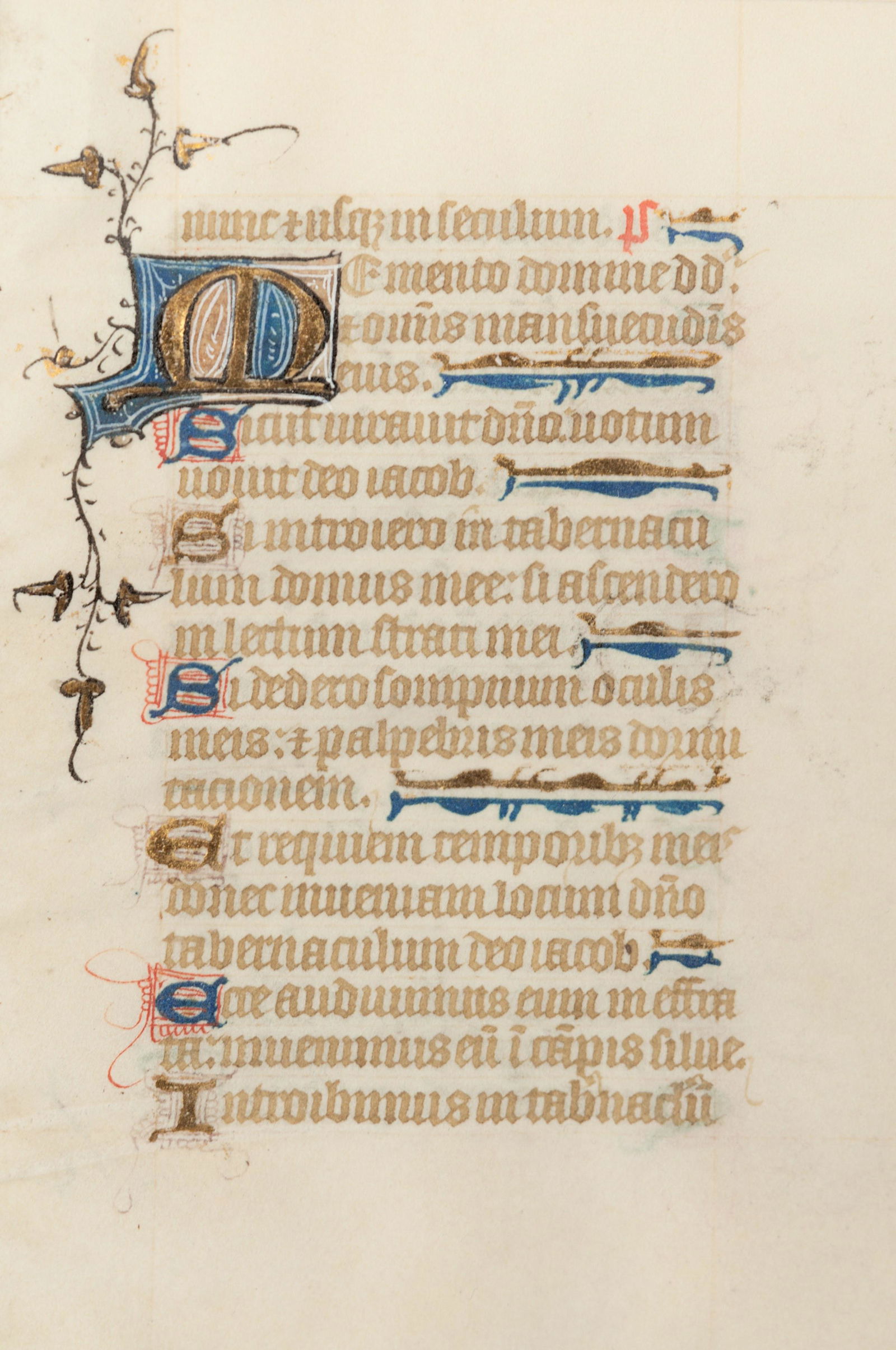 [MANUSCRIPT LEAF -- PSALTER]. One leaf on vellum, in (1 of 1)