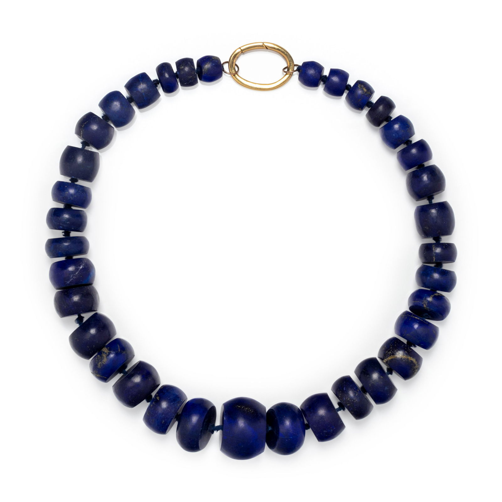 LAPIS LAZULI BEAD NECKLACE (1 of 2)