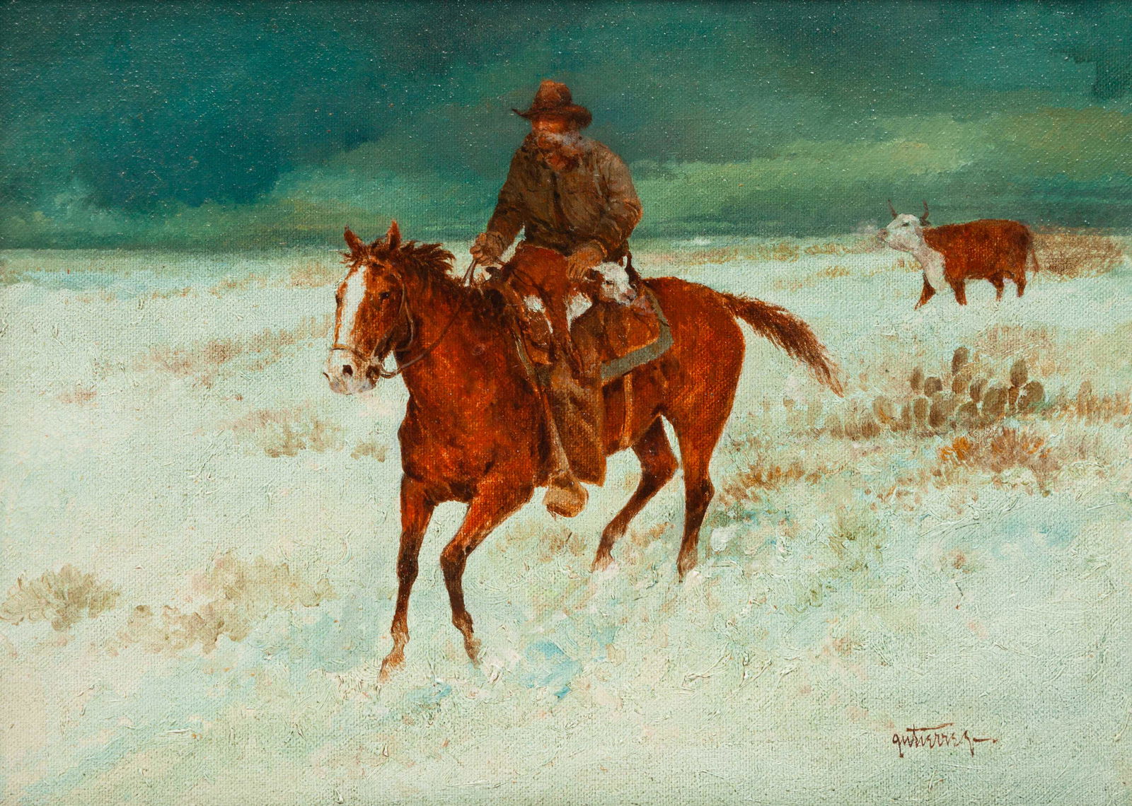 Raul Gutierrez (American, b. 1935) New Mexico (1 of 3)