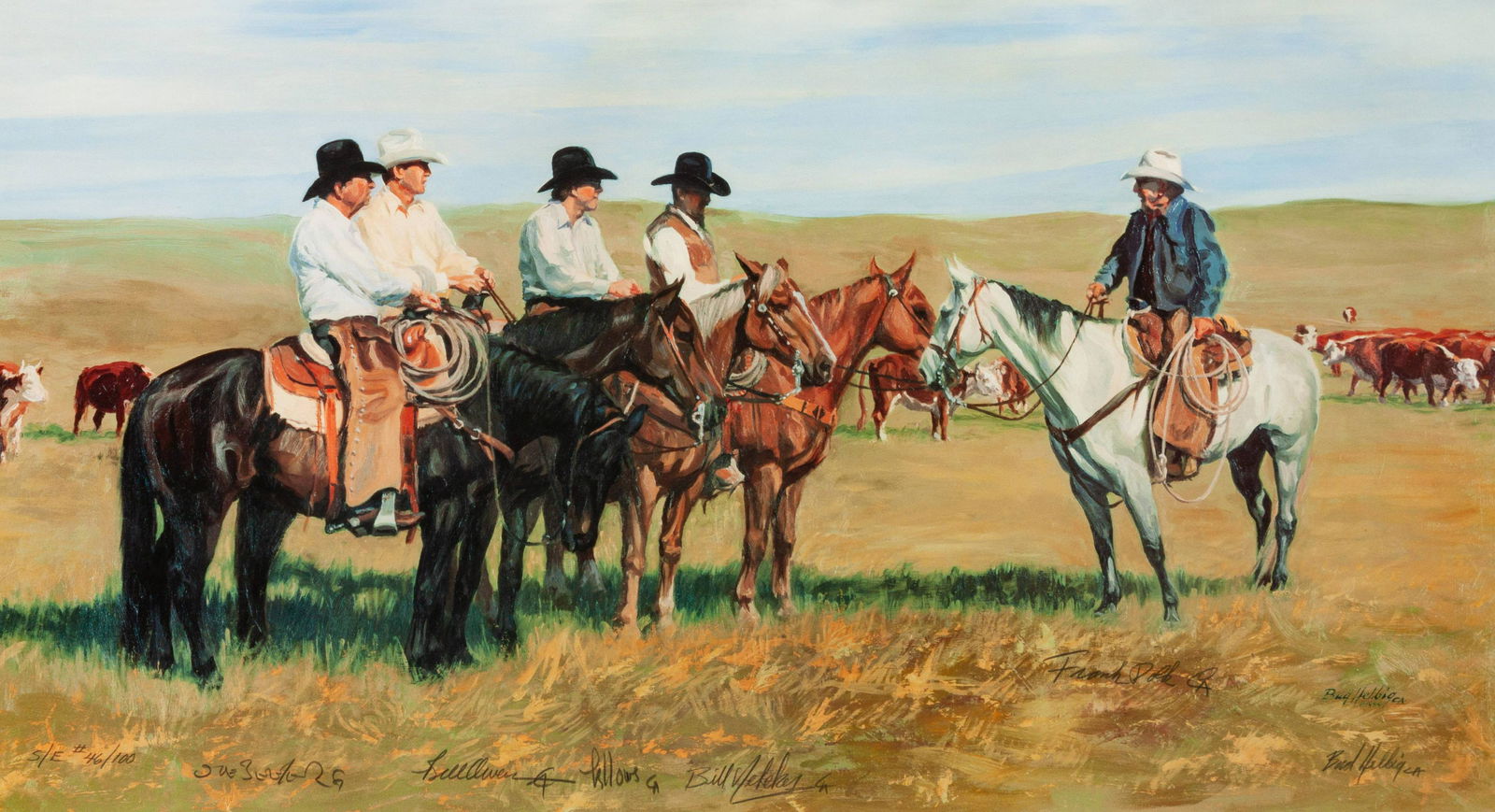 Bud Helbig (American, 1919-2002) Telling it Like it (1 of 3)