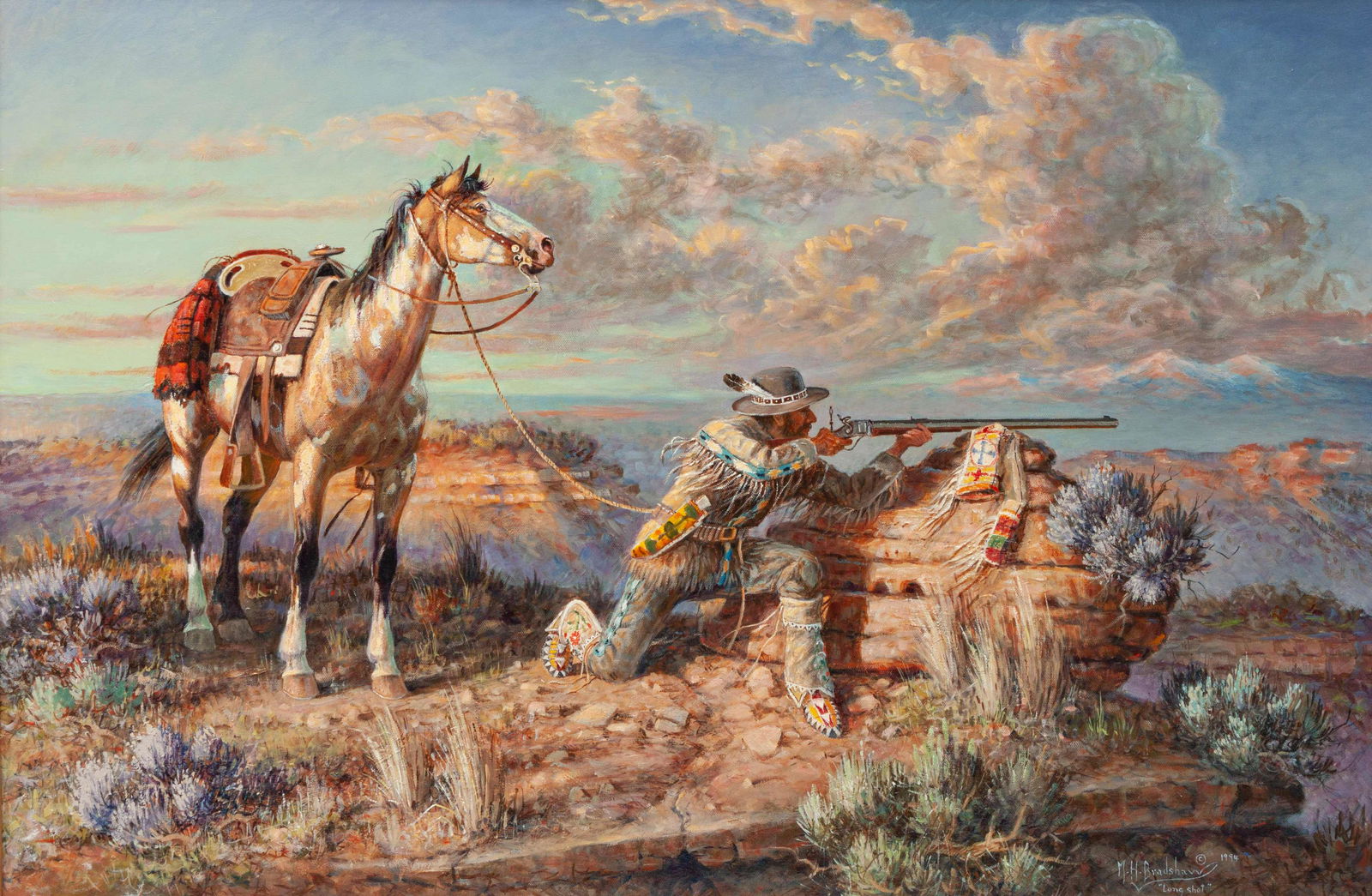 Mel Bradshaw (American, 20th Century) Long Shot, 1994 (1 of 3)