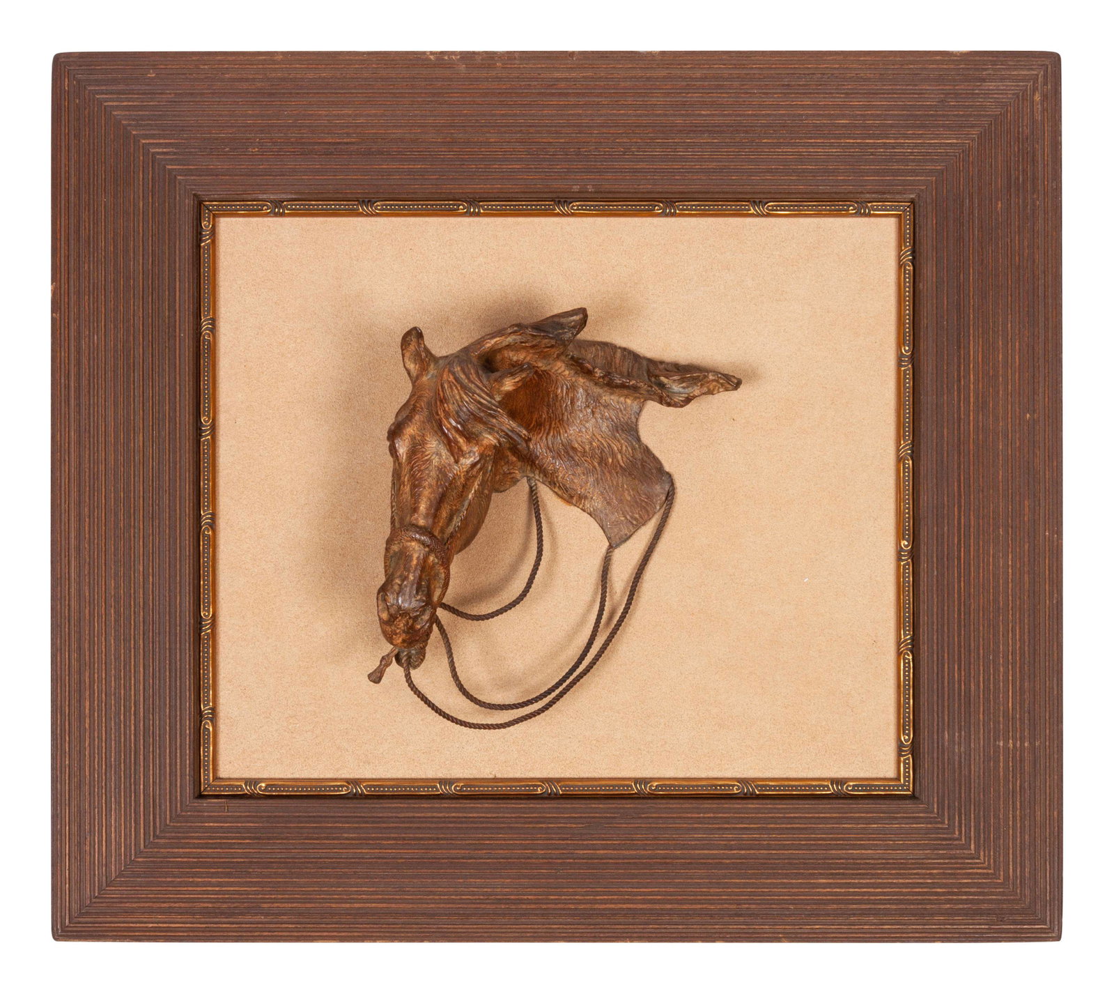 Mehl Lawson (American, b. 1942) Hackamore Head, edition: Mehl Lawson (American, b. 1942) Hackamore Head, edition 30/250 bronze signed Mehl Lawson and numbered height 7 x width 6 x depth 4 inches Property from the Estate of Anne B. Eldridge being sold to ben