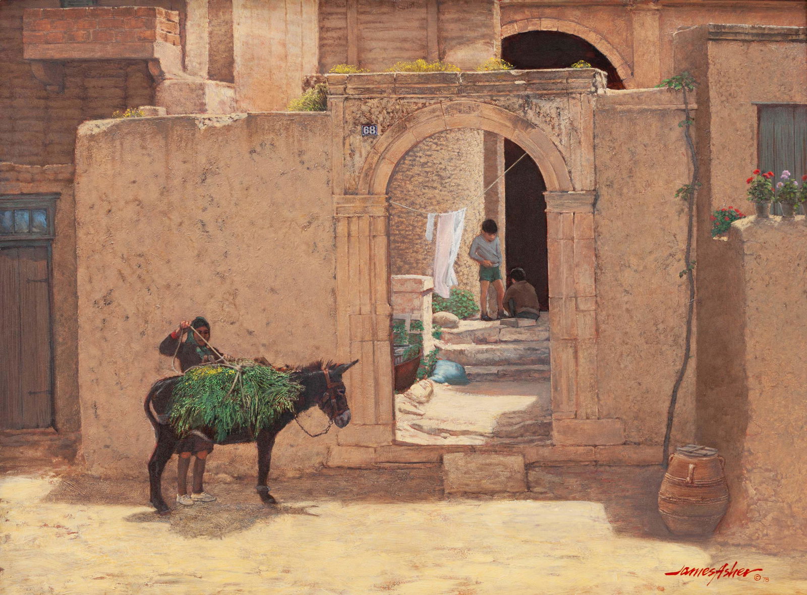 James Asher (American, 20th Century) Untitled (Street (1 of 3)