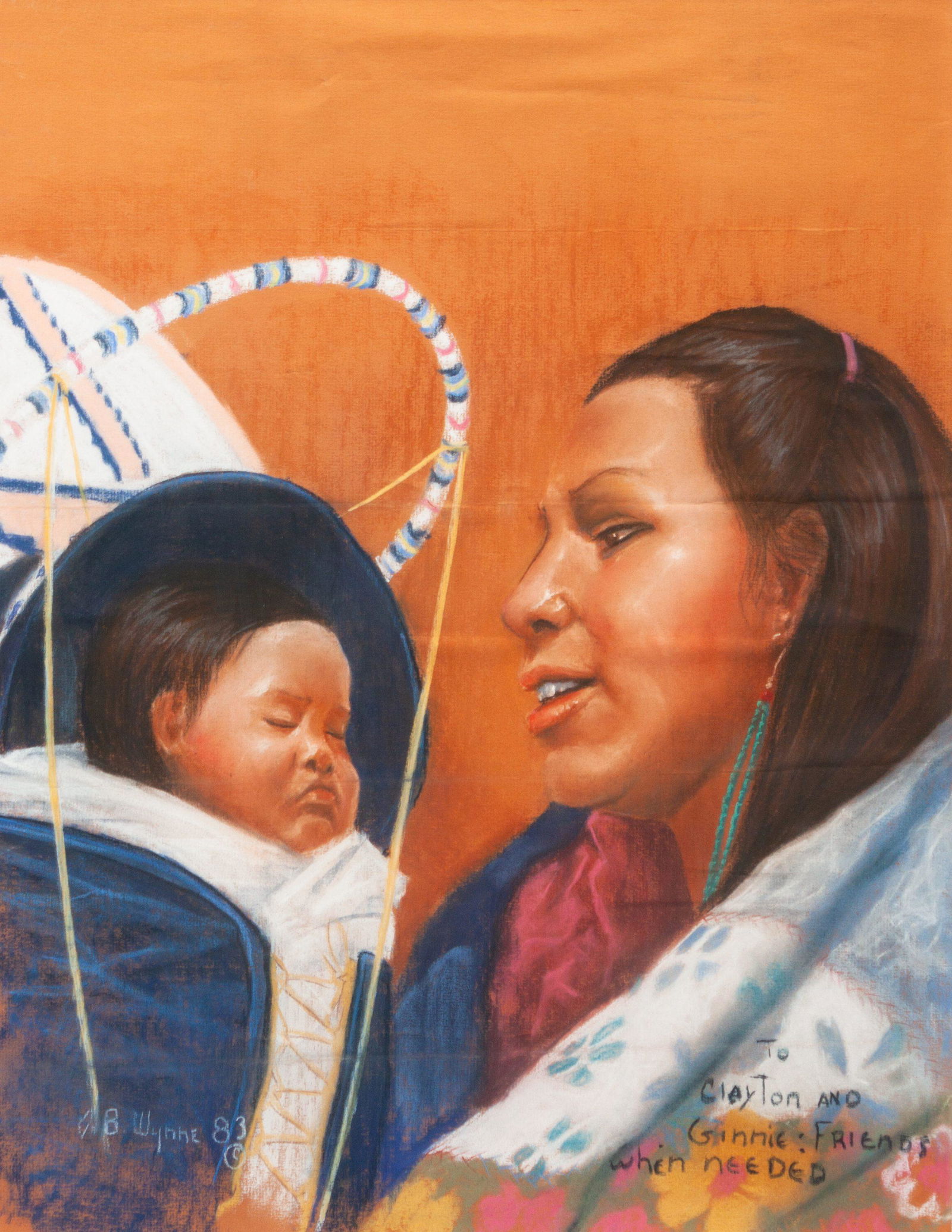 Bruce Wynne (American, 20th Century) Mother and Child, (1 of 3)