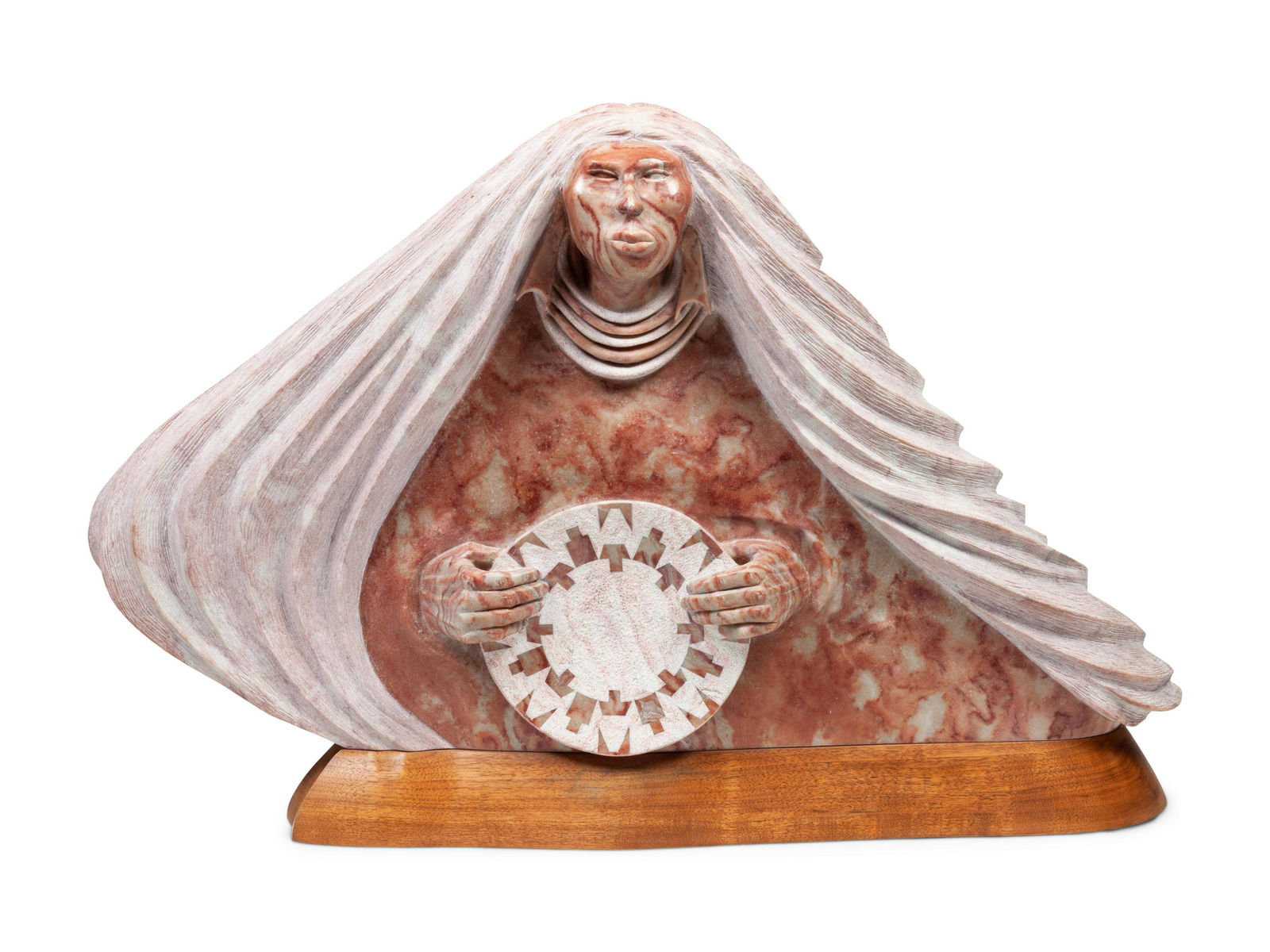 Robert Garcia (American, b. 1952) Maiden with Plate, (1 of 3)