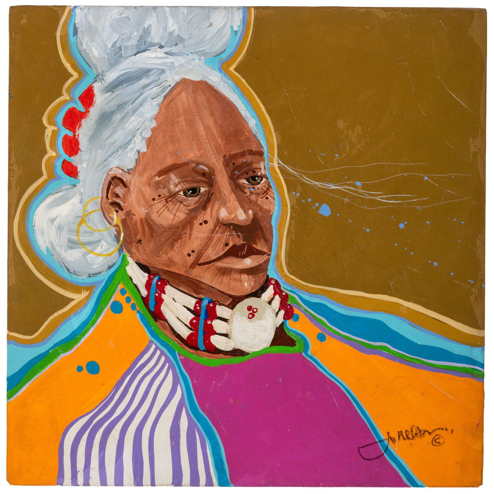 John Nelson (American, 20th century) Portrait of an (1 of 3)