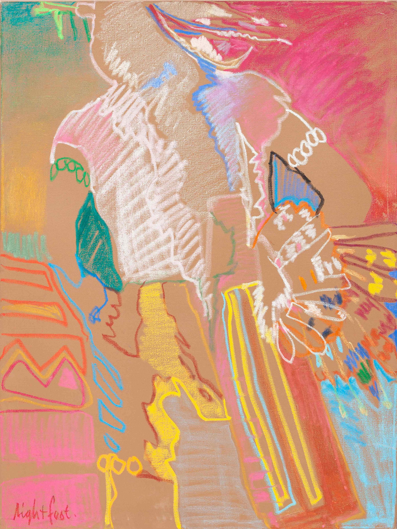 Jon Lightfoot (American, b. 1939) Coyote Spirit (1 of 2)