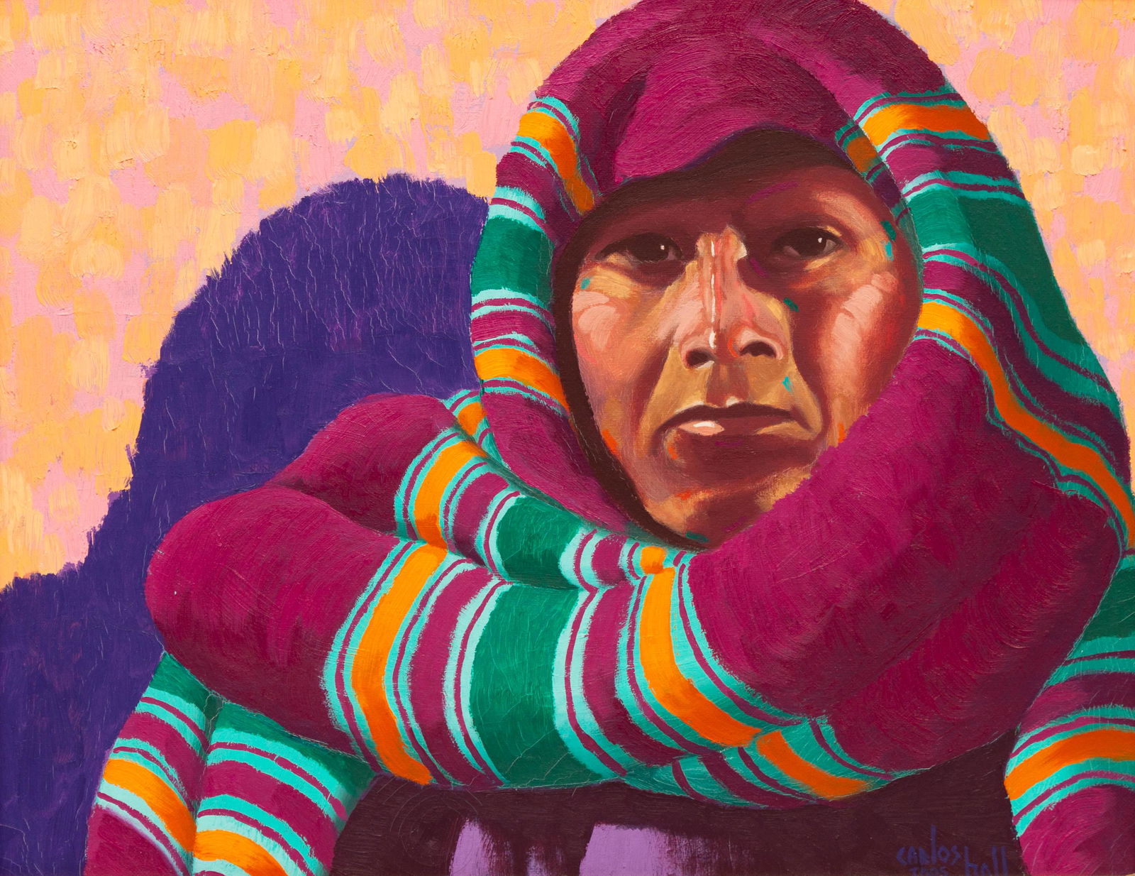 Carlos Hall (American, 1928-1997) Woman with Blanket (1 of 3)