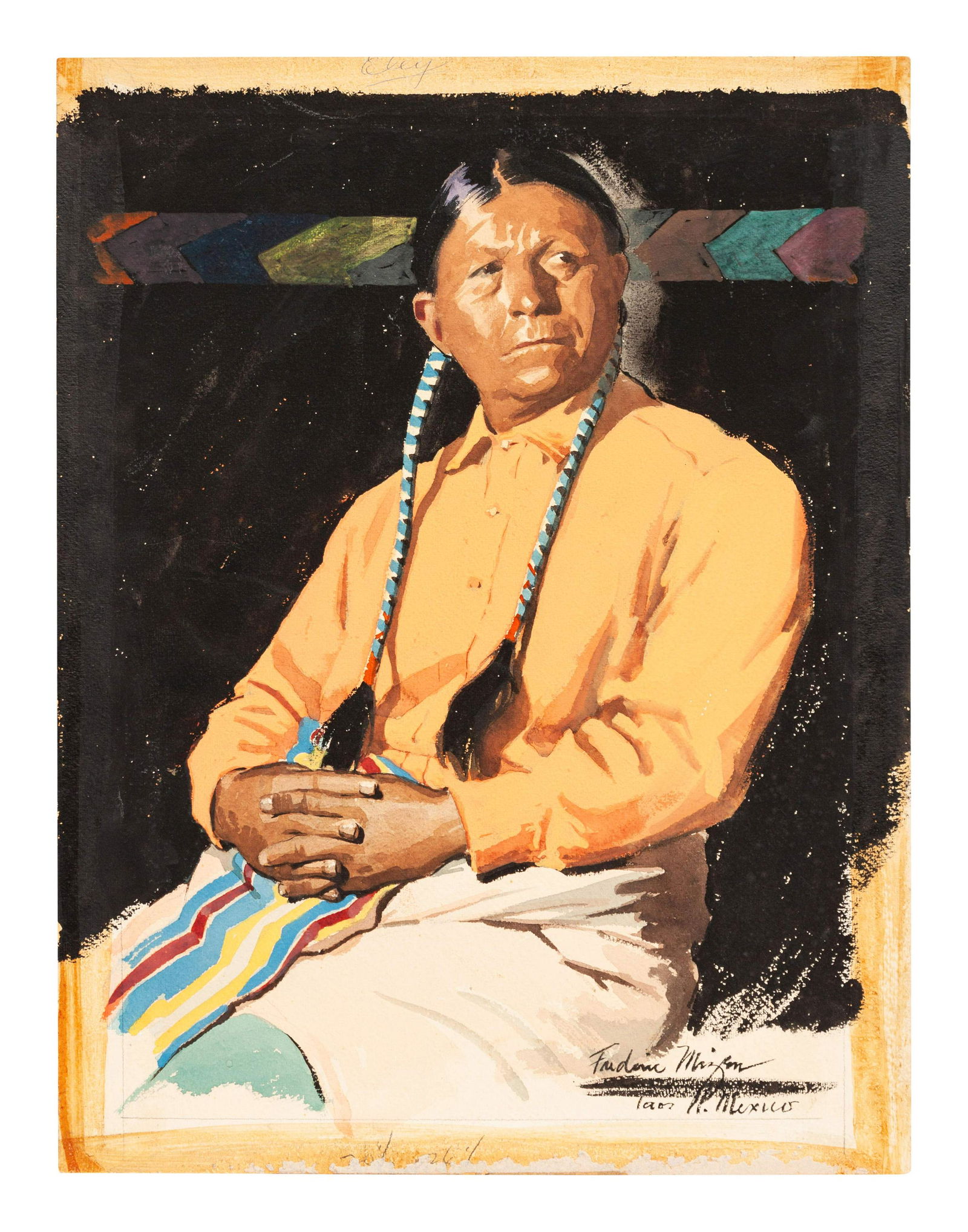 Frederic Kimball Mizen (American, 1888-1964) Portrait (1 of 2)