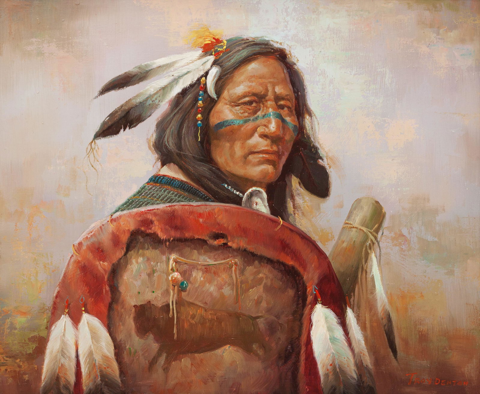 Troy Denton (American, b. 1949) Indian (1 of 3)