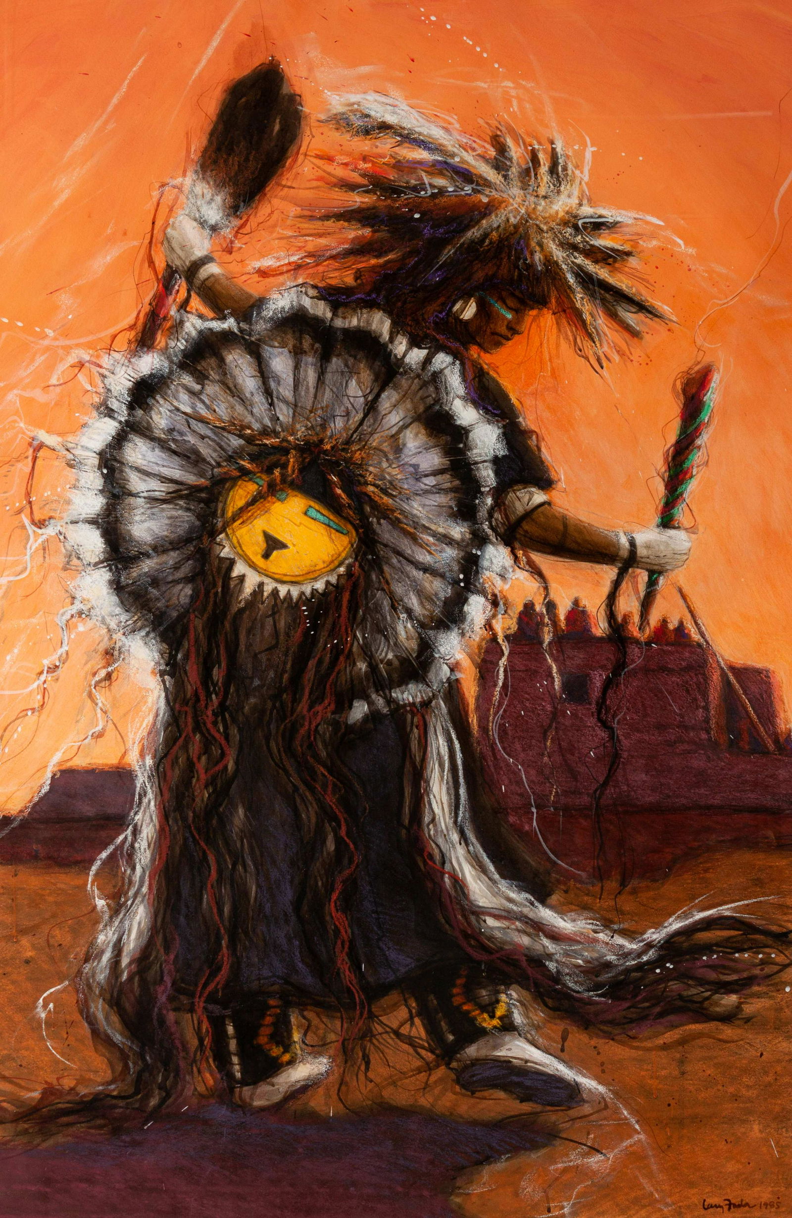 Larry Fodor (American, b. 1951) Hopi Dancer, 1985 (1 of 3)