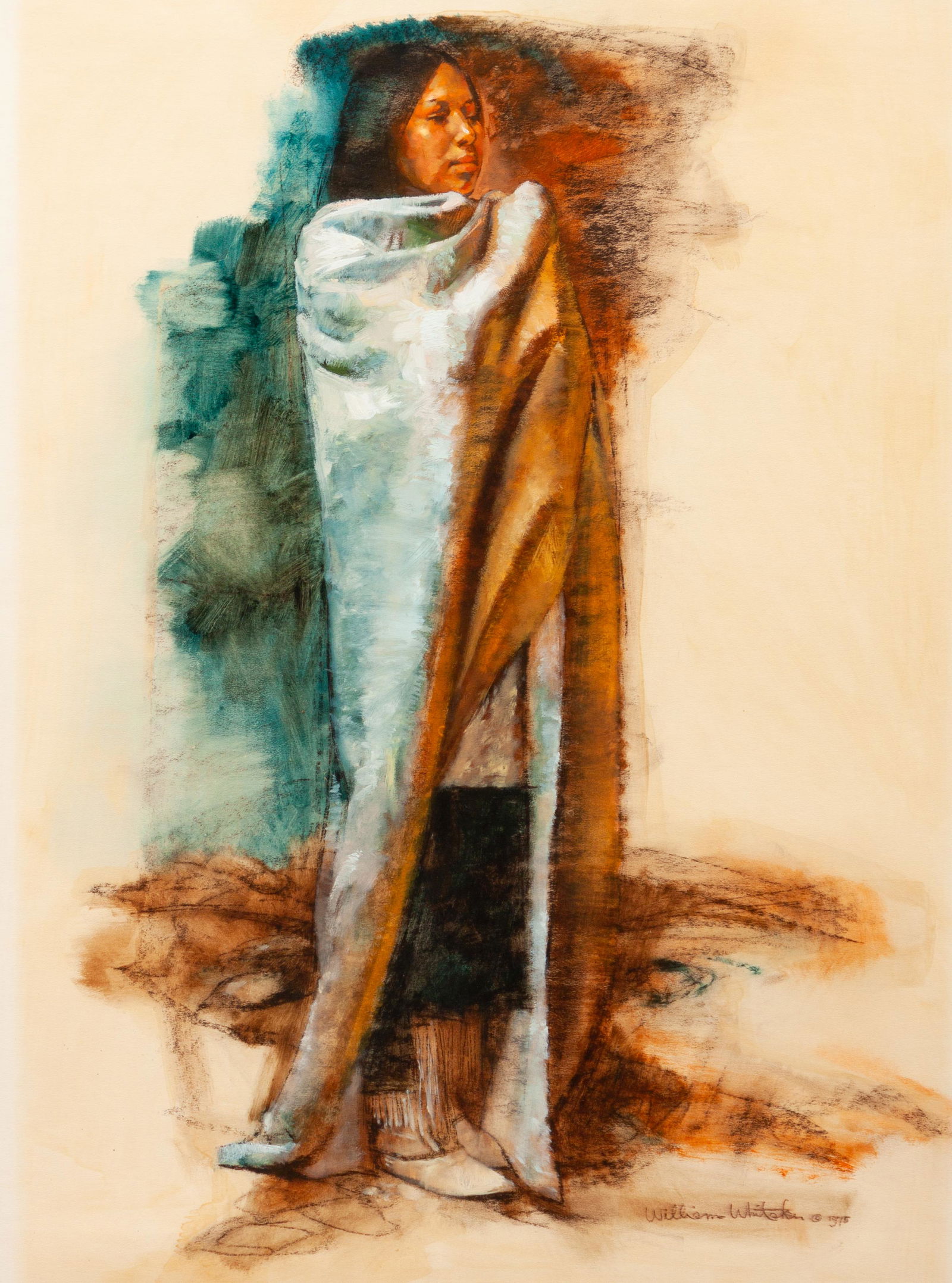 William Whitaker (American, b. 1943) Woman with White (1 of 3)