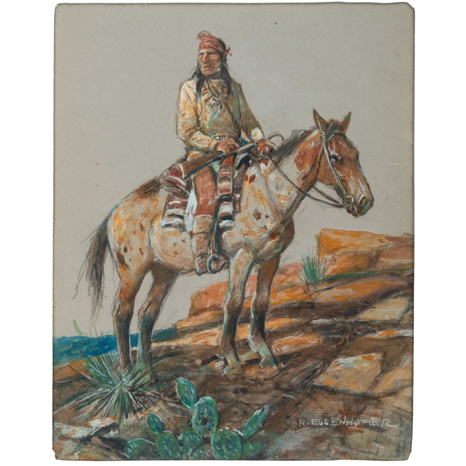 Nick Eggenhoffer (German/American, 1897-1985) Apache (1 of 3)