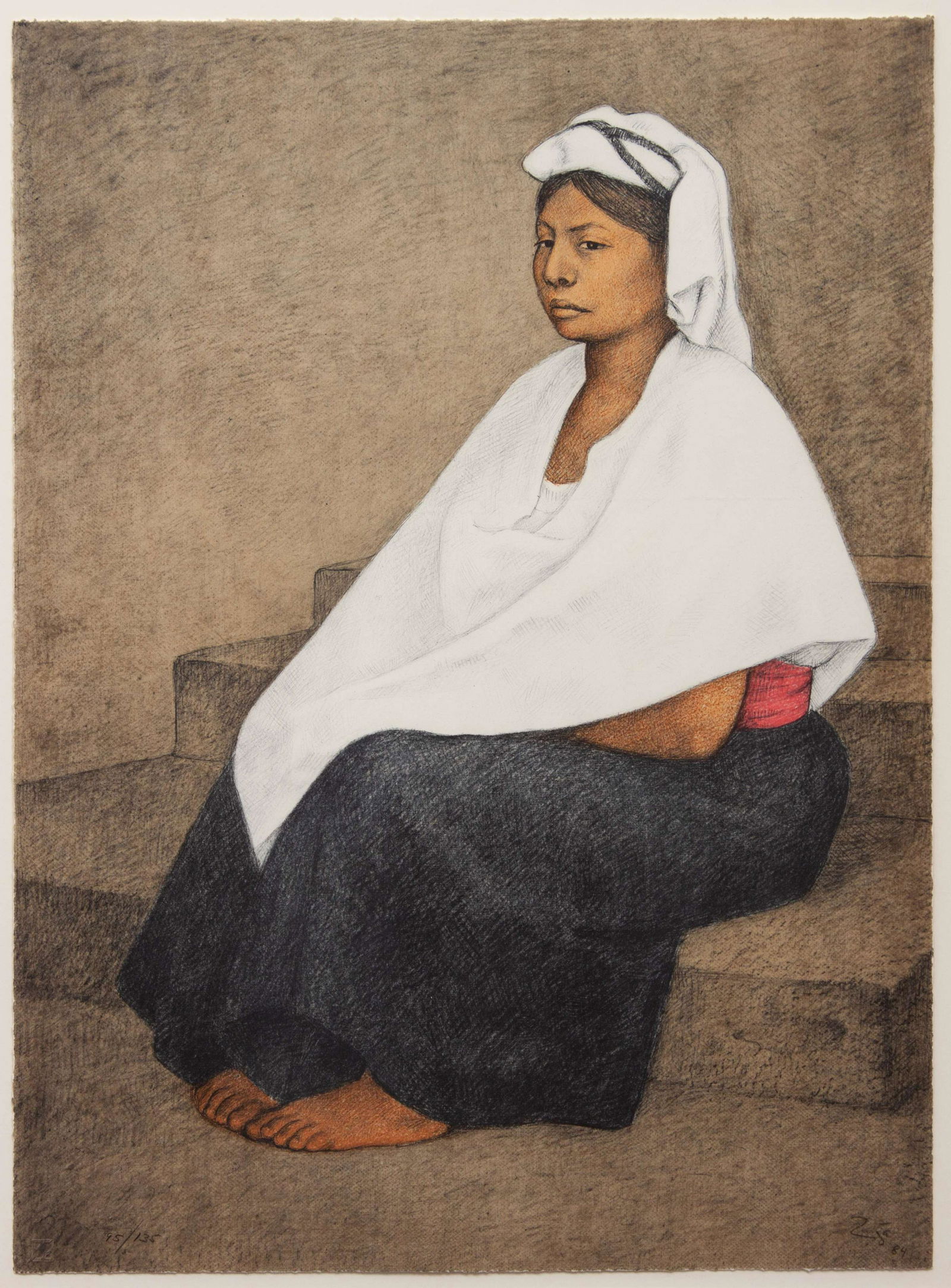 Francisco Zuniga (Mexican, 1912-1998) Woman in White (1 of 2)