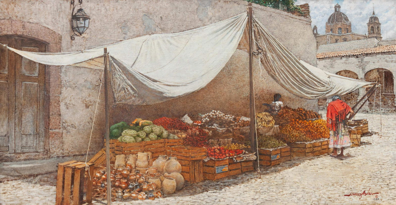 James Asher (American, 20th Century) San Miguel de (1 of 3)