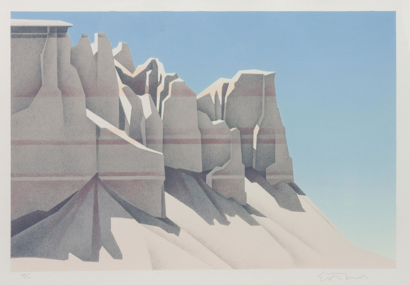 Ed Mell (American, b. 1942) Coalmine Canyon, edition (1 of 3)