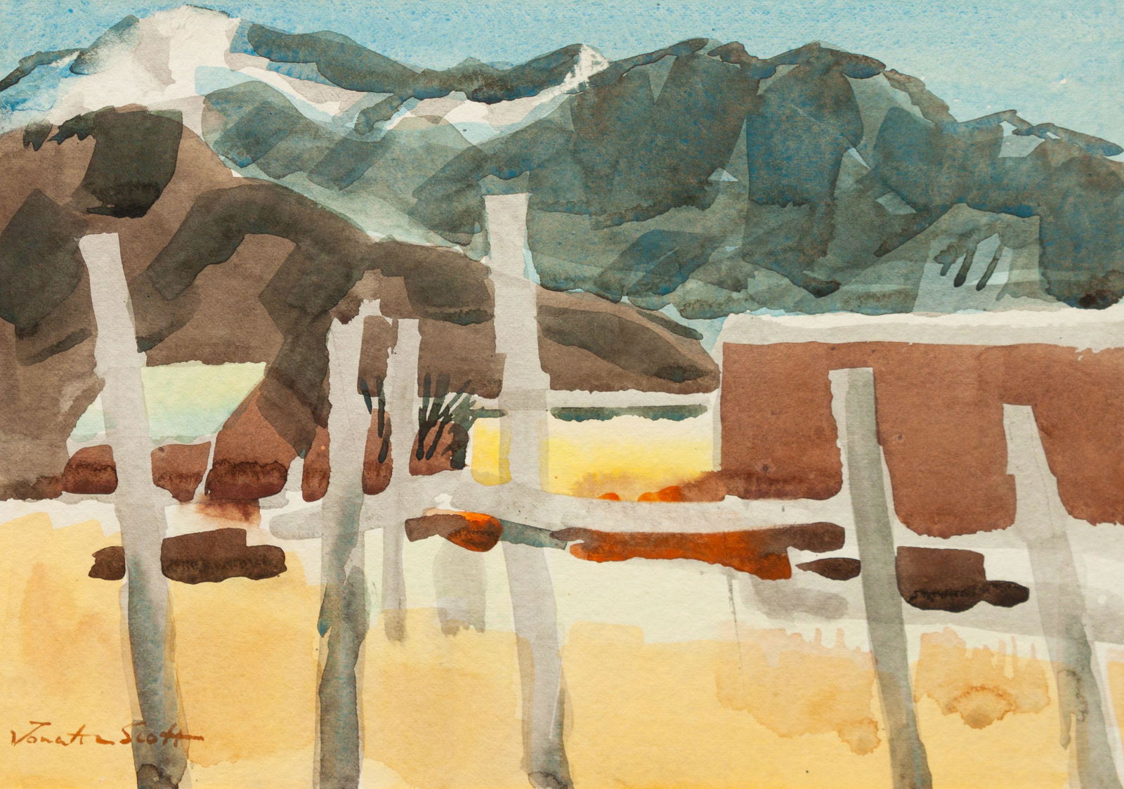 Jonathan Stewart (American, 1914-1995) New Mexico (1 of 3)