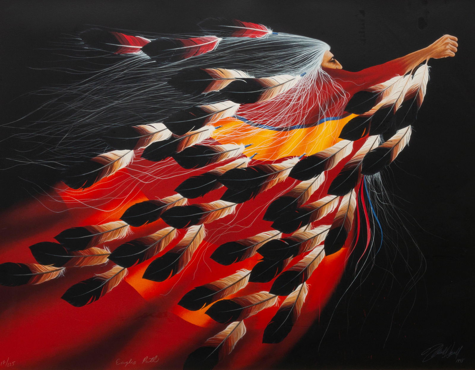 Frank Howell (American, 1937-1997) Eagle's Path, (1 of 3)